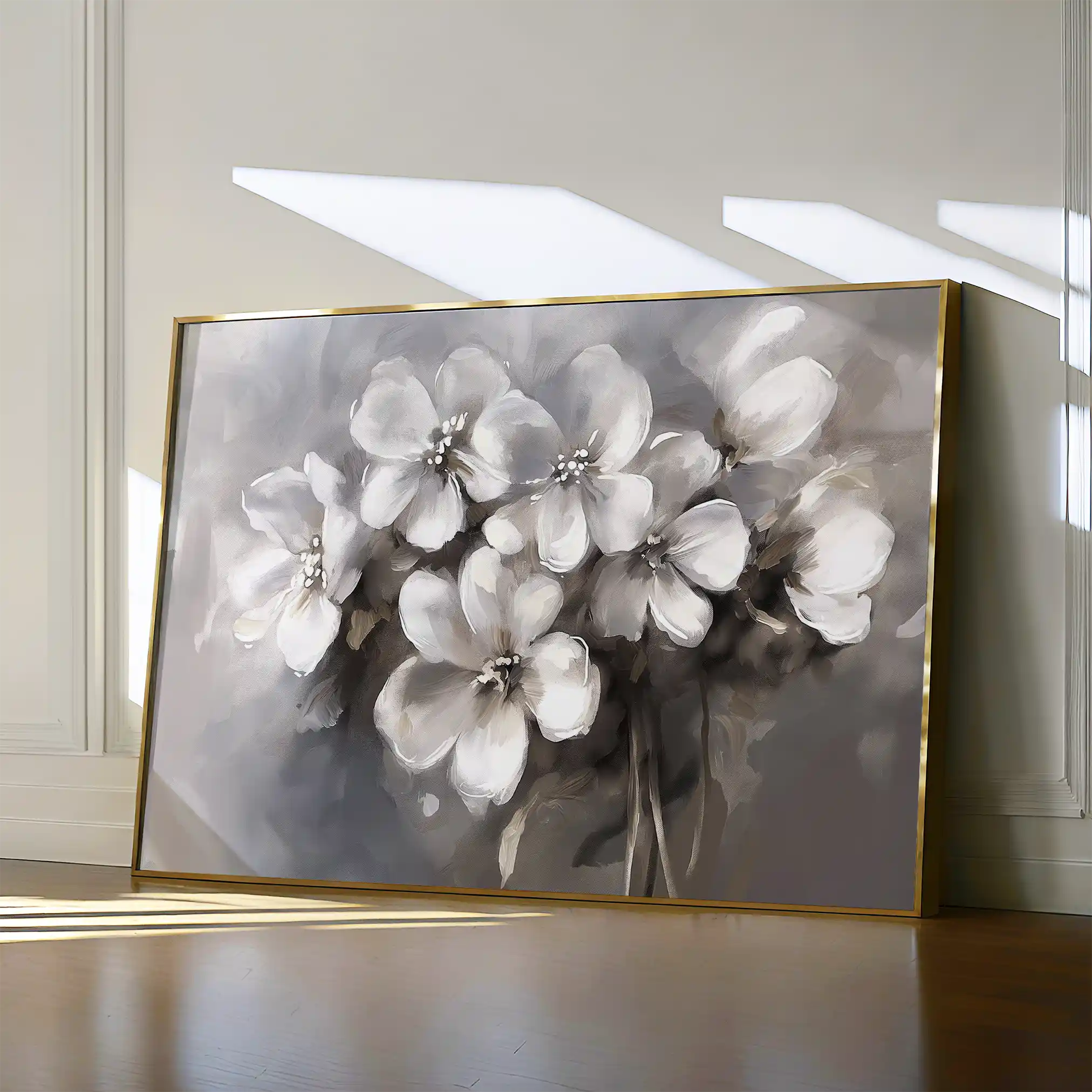 Floral Canvas Wall Art WAD068-F 90 x 60 cm / Stretched on hidden frame