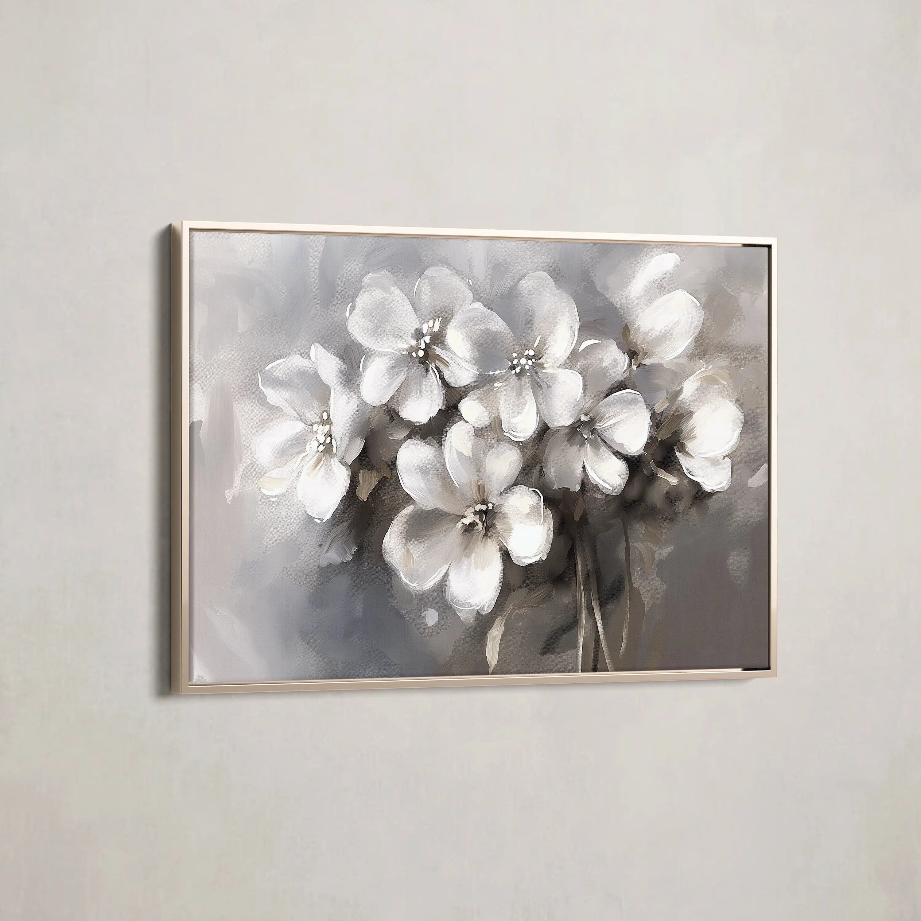 Floral Canvas Wall Art WAD068-F 90 x 60 cm / Stretched on hidden frame