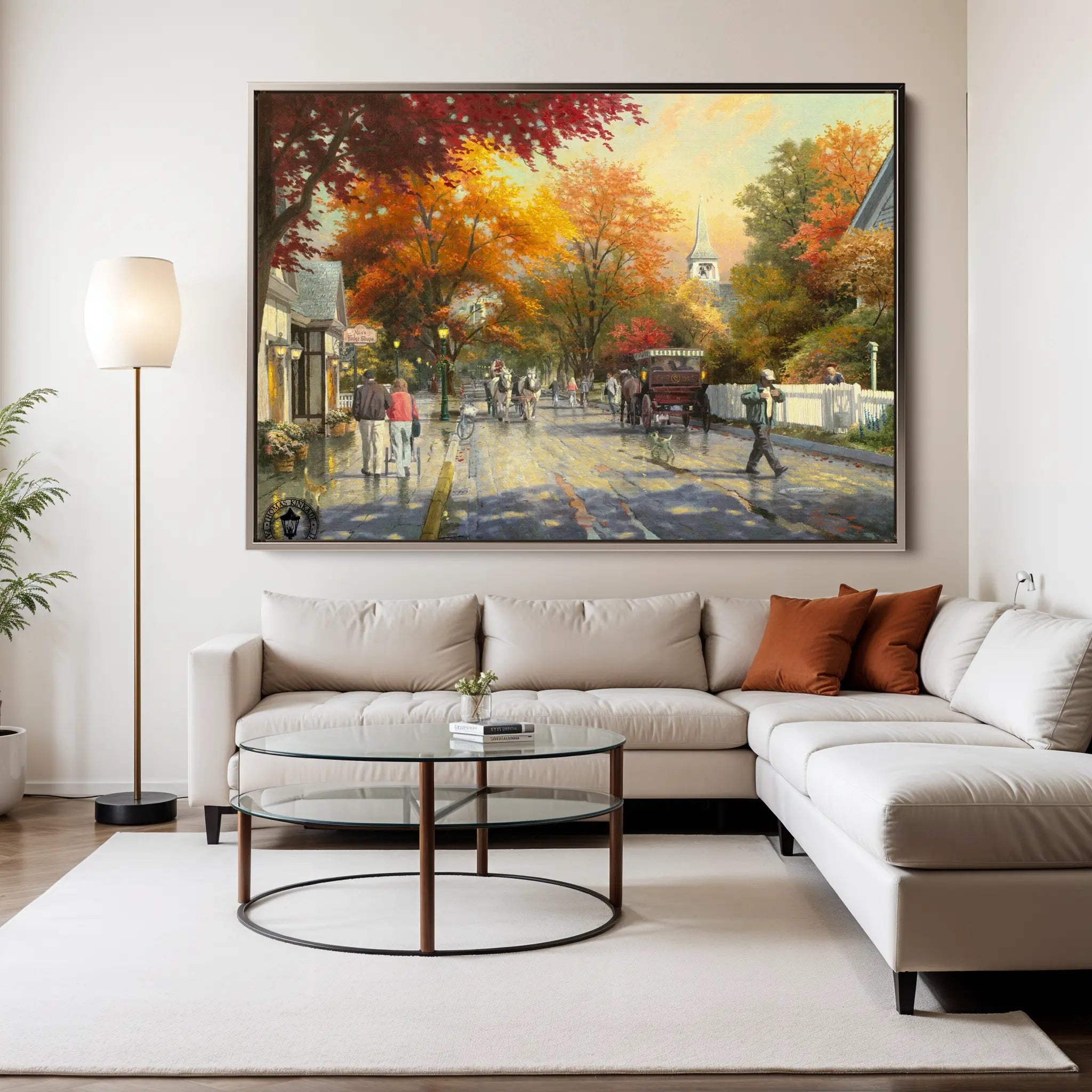 Landscape Canvas Wall Art WAD068-L 90 x 60 cm / Stretched on hidden frame