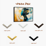 Portrait 068 Canvas Art 90 x 60 cm / Stretched on hidden frame