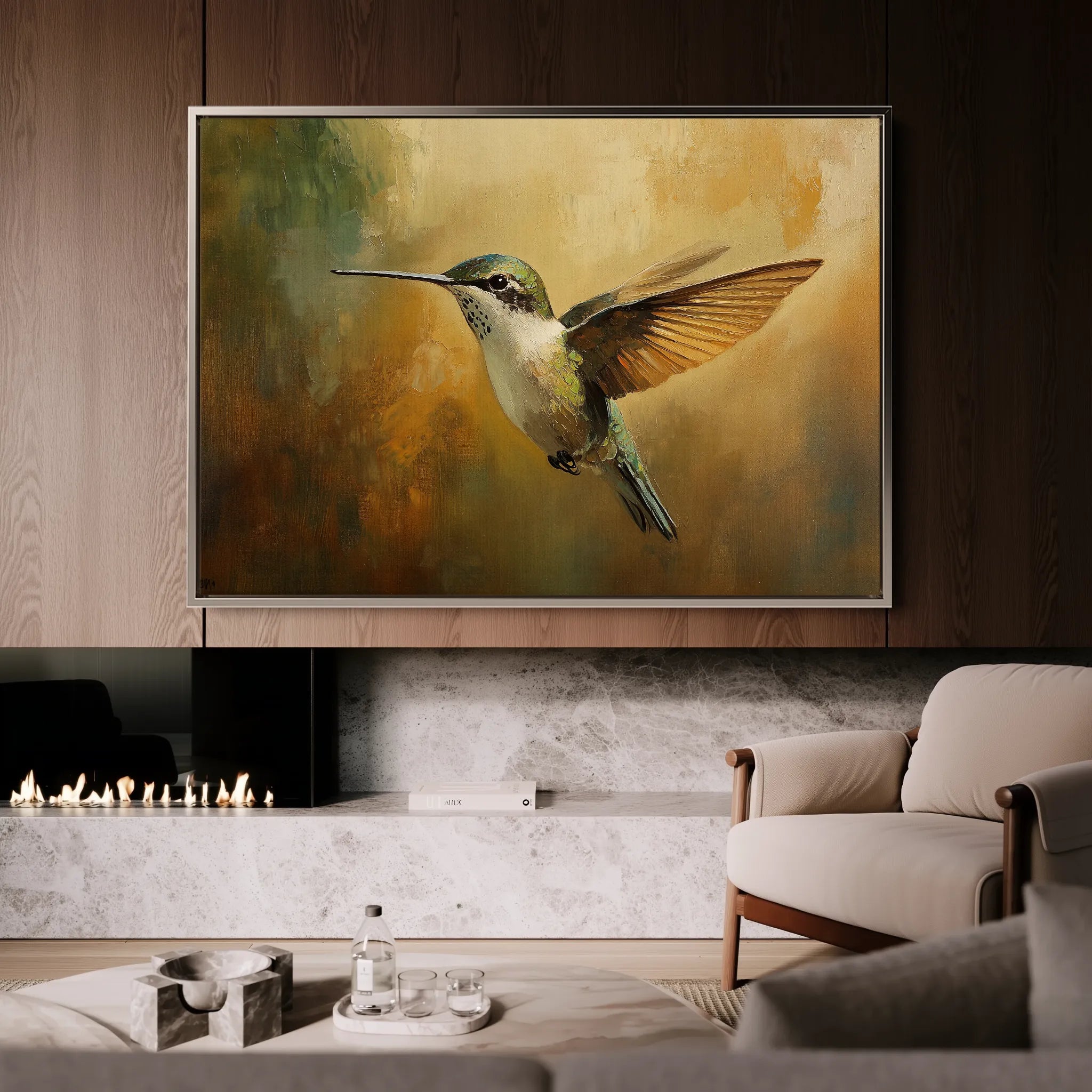 Animals Canvas Wall Art WAD069-AN 90 x 60 cm / Stretched on hidden frame