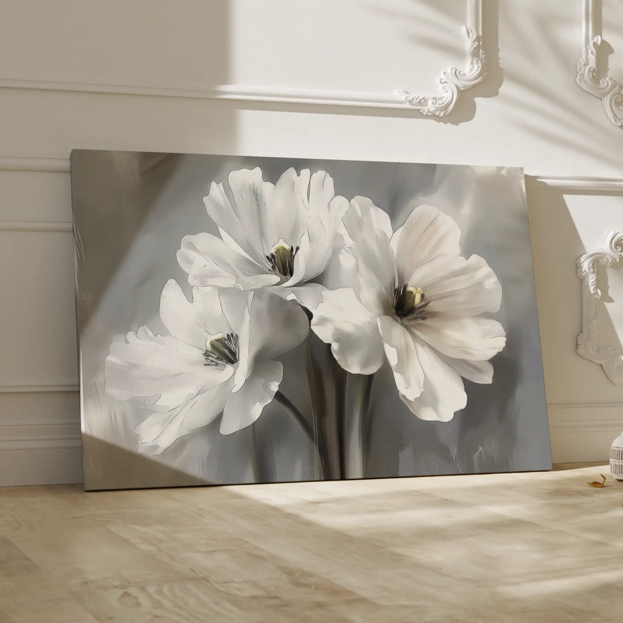 Floral Canvas Wall Art WAD069-F 90 x 60 cm / Stretched on hidden frame