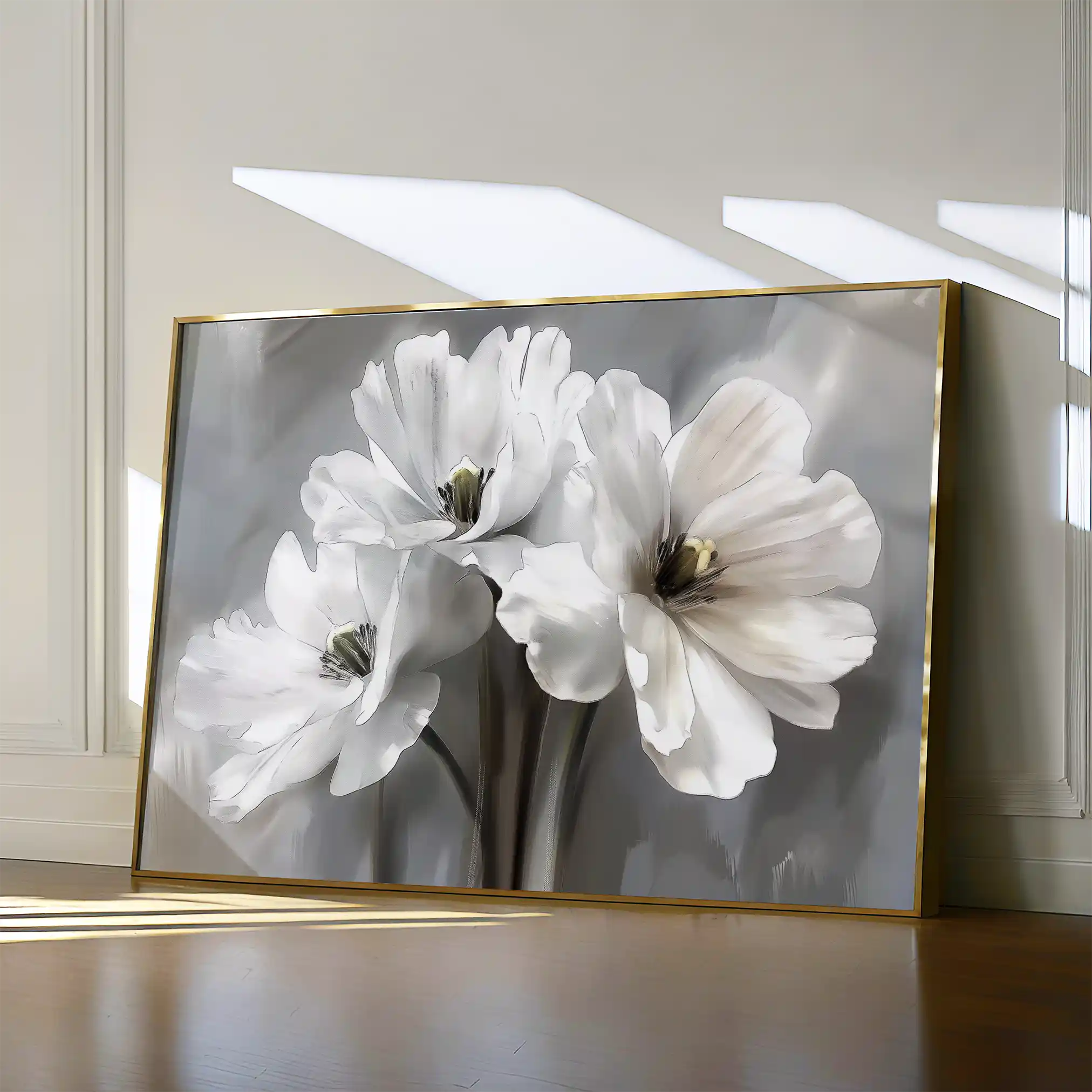 Floral Canvas Wall Art WAD069-F 90 x 60 cm / Stretched on hidden frame