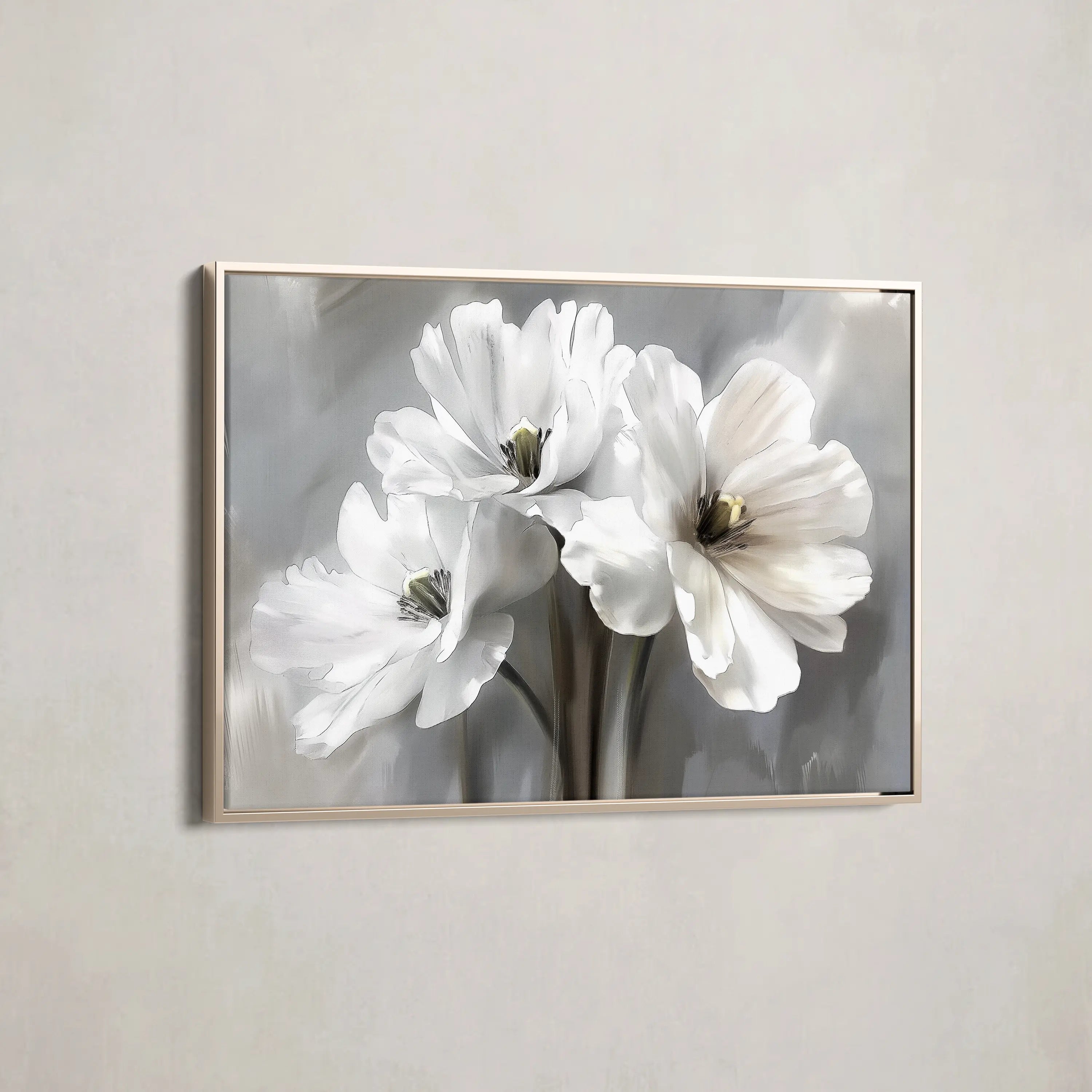 Floral Canvas Wall Art WAD069-F 90 x 60 cm / Stretched on hidden frame