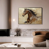 Horses 069 Canvas Art 90 x 60 cm / Stretched on hidden frame