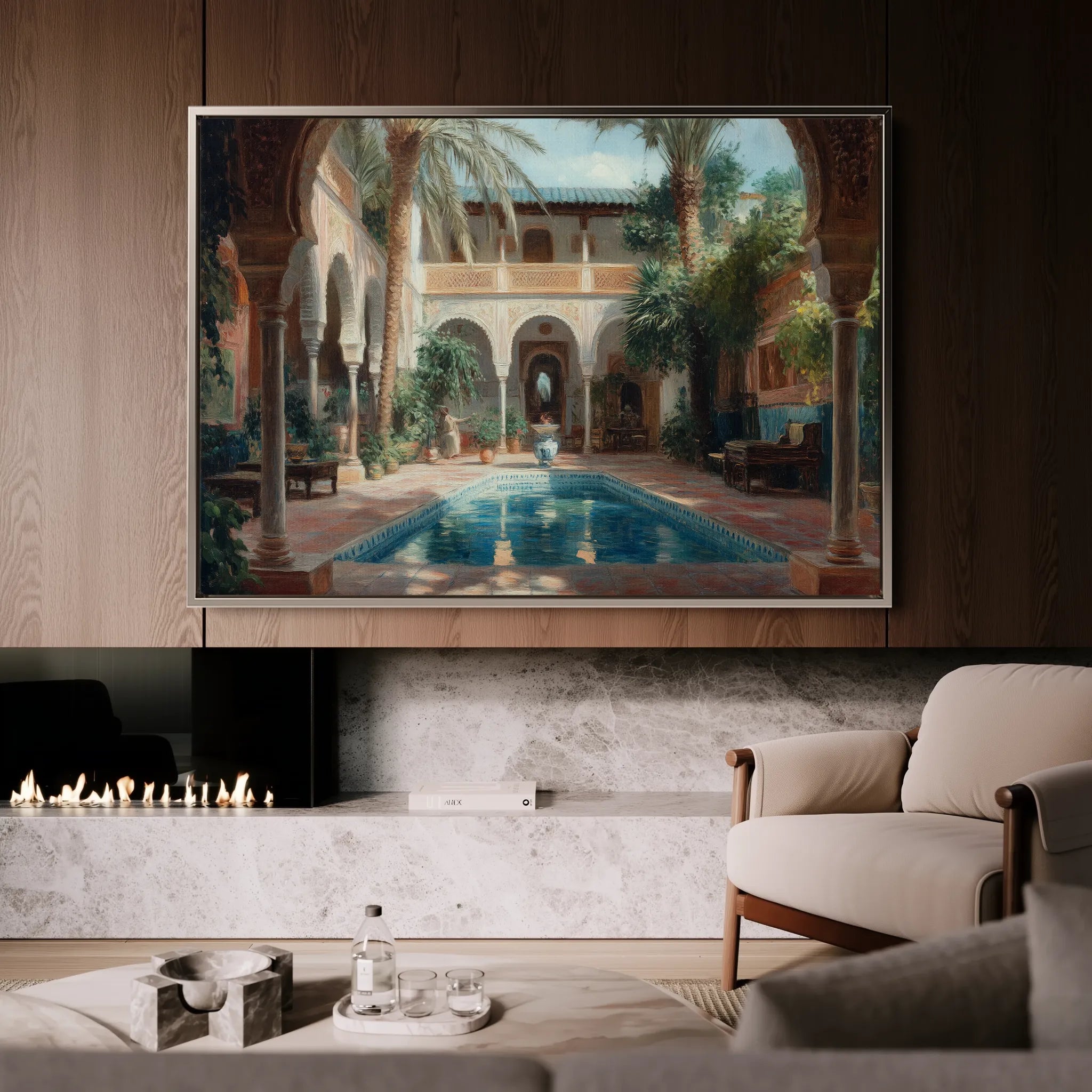 Orientalist Canvas Wall Art WAD069-OR 90 x 60 cm / Stretched on hidden frame