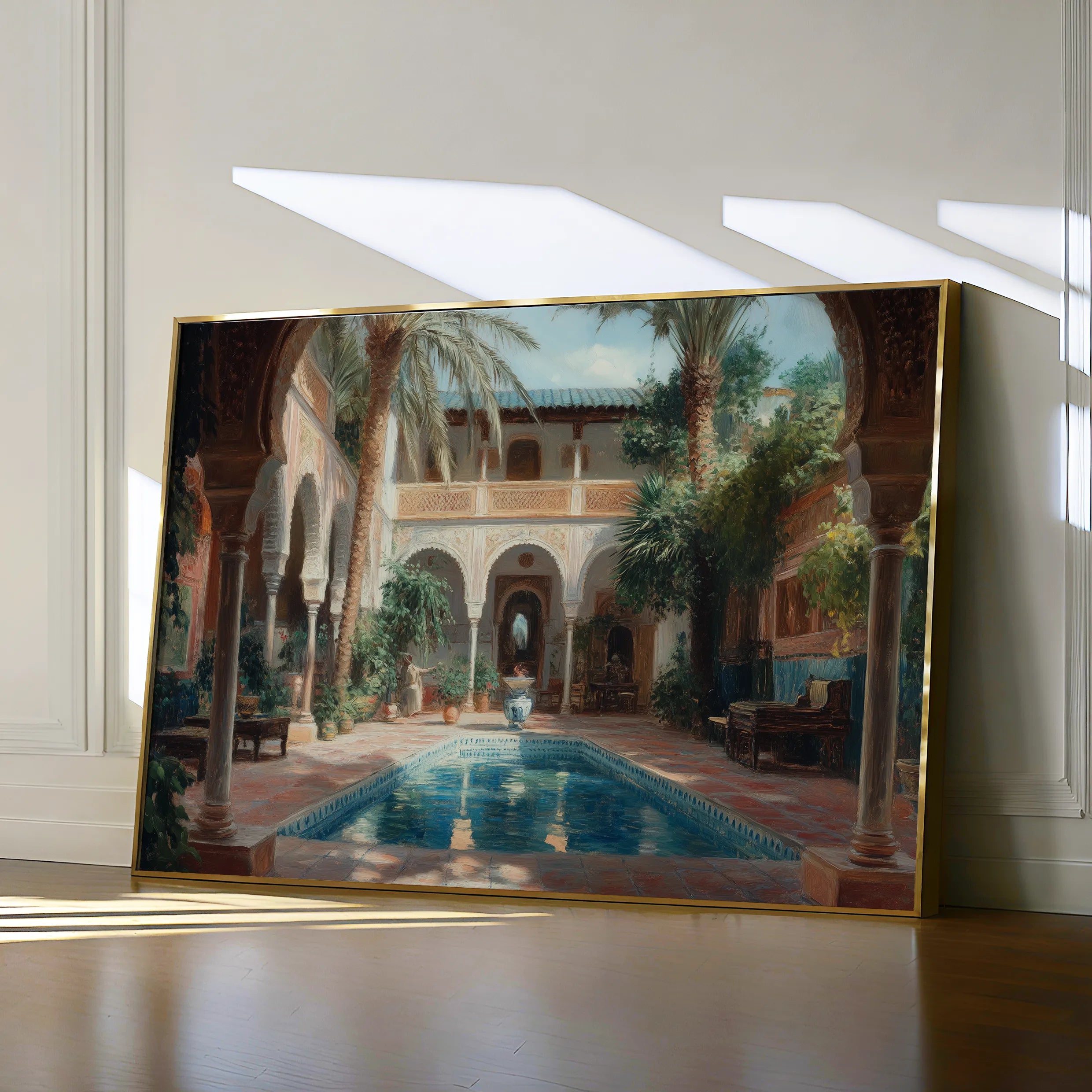 Orientalist Canvas Wall Art WAD069-OR 90 x 60 cm / Stretched on hidden frame