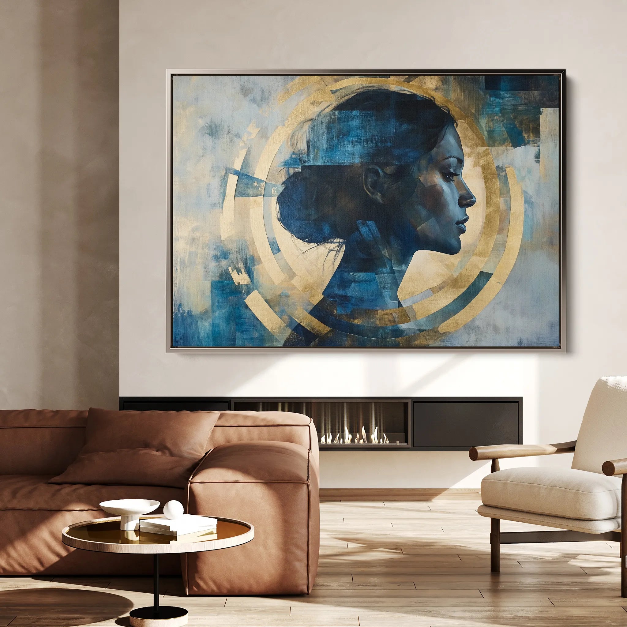 Portrait Canvas Wall Art WAD069-P 90 x 60 cm / Stretched on hidden frame