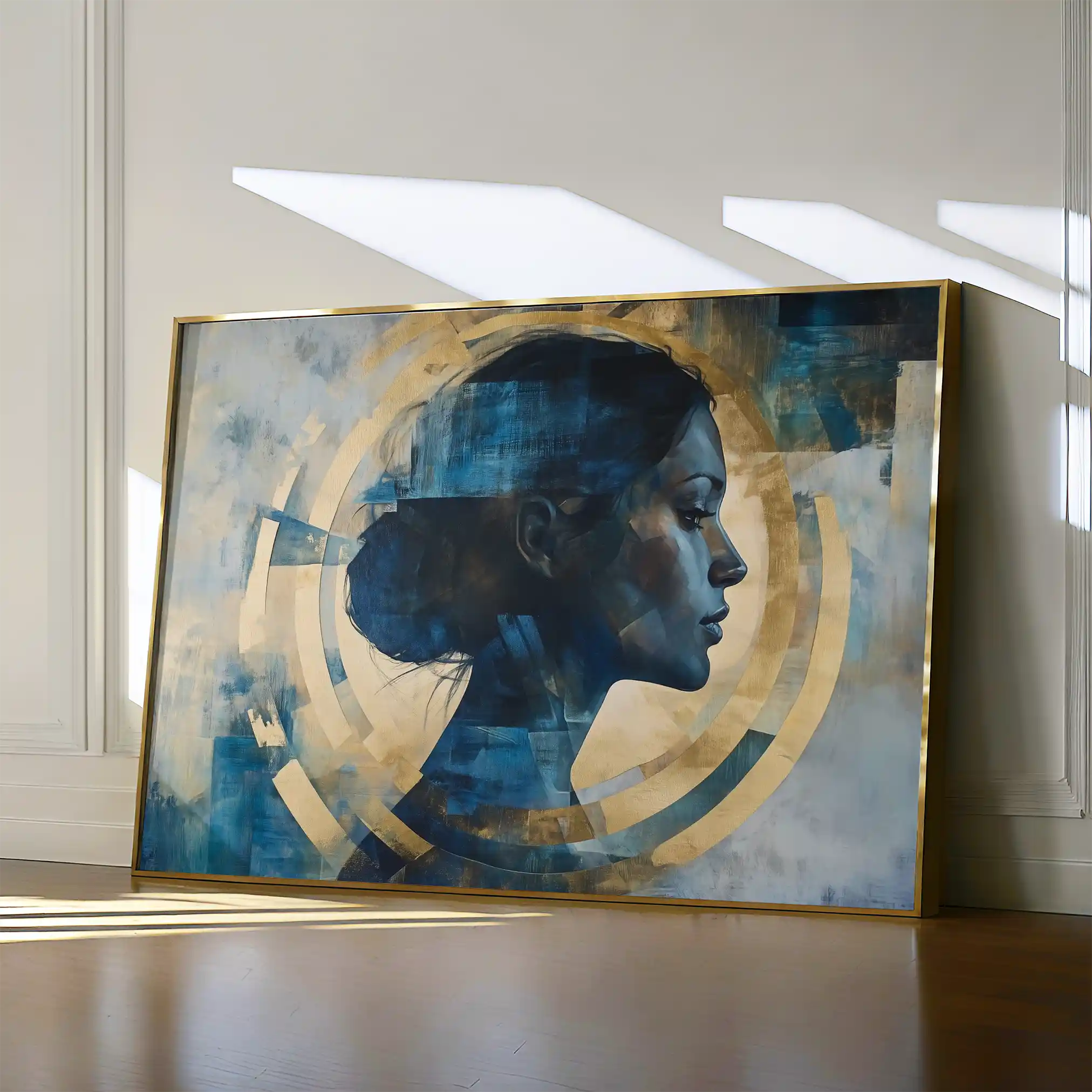 Portrait 069 Canvas Art 90 x 60 cm / Stretched on hidden frame