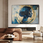 Portrait 069 Canvas Art 90 x 60 cm / Stretched on hidden frame