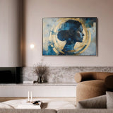 Portrait 069 Canvas Art 90 x 60 cm / Stretched on hidden frame
