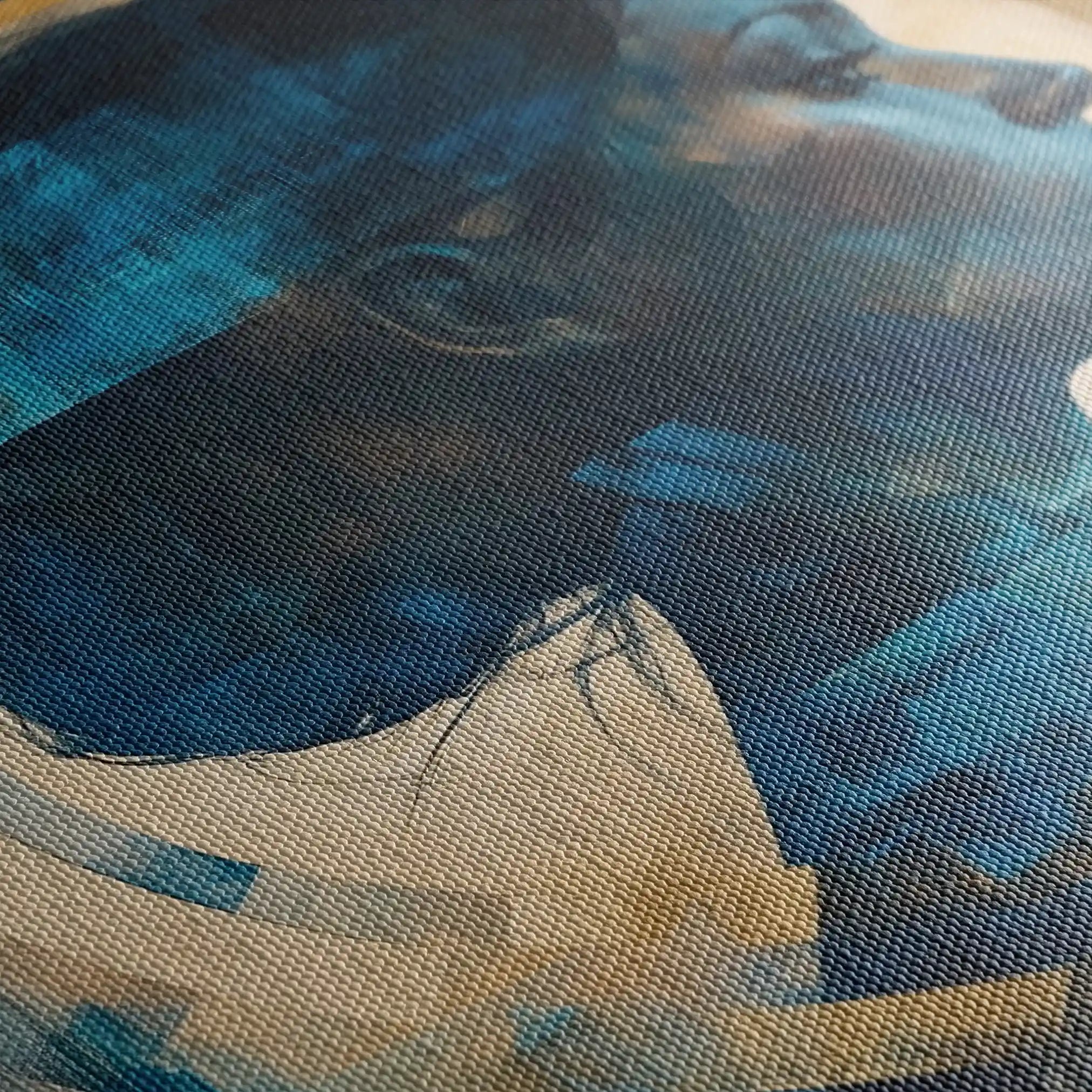 Portrait 069 Canvas Art 90 x 60 cm / Stretched on hidden frame