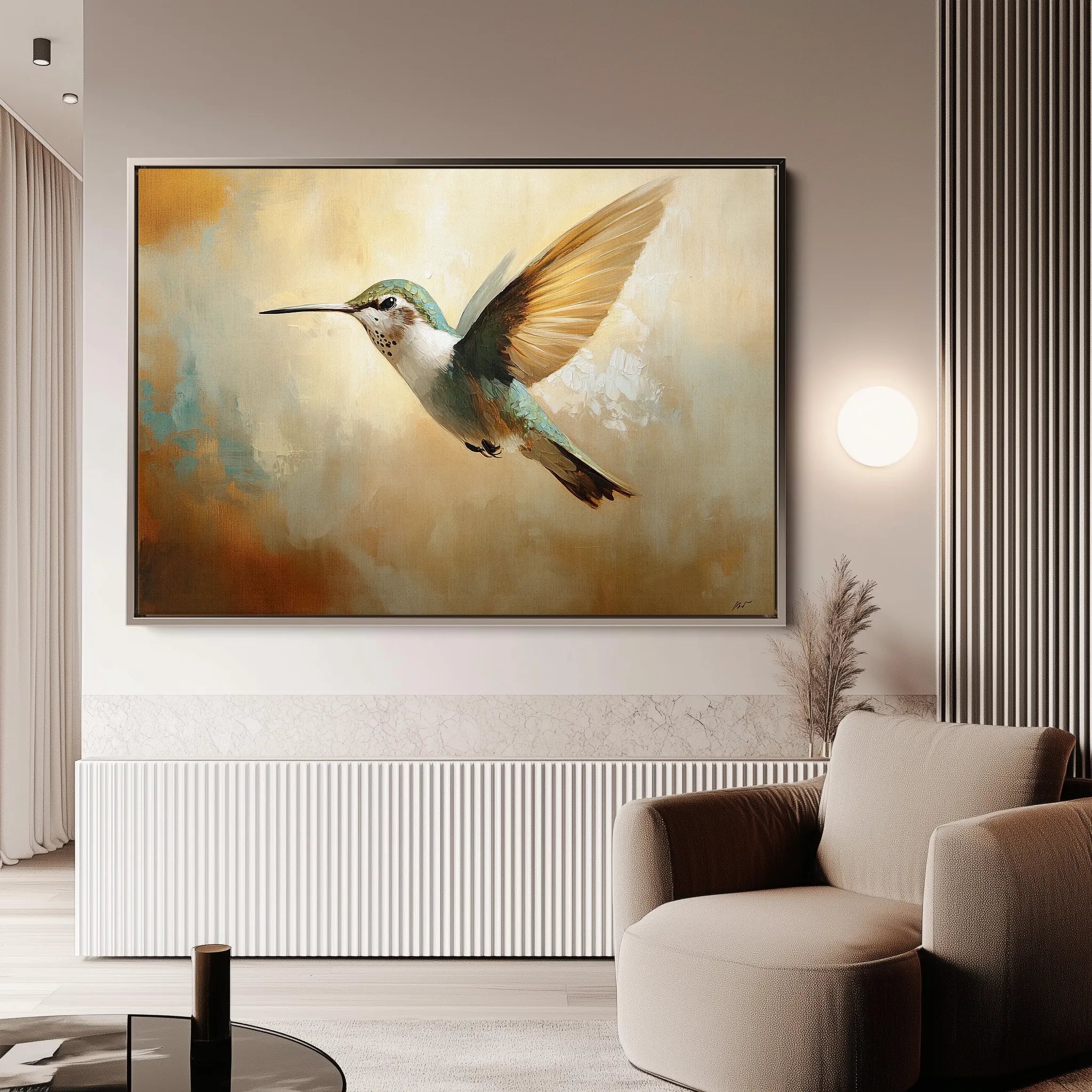 Animals Canvas Wall Art WAD070-AN 90 x 60 cm / Stretched on hidden frame