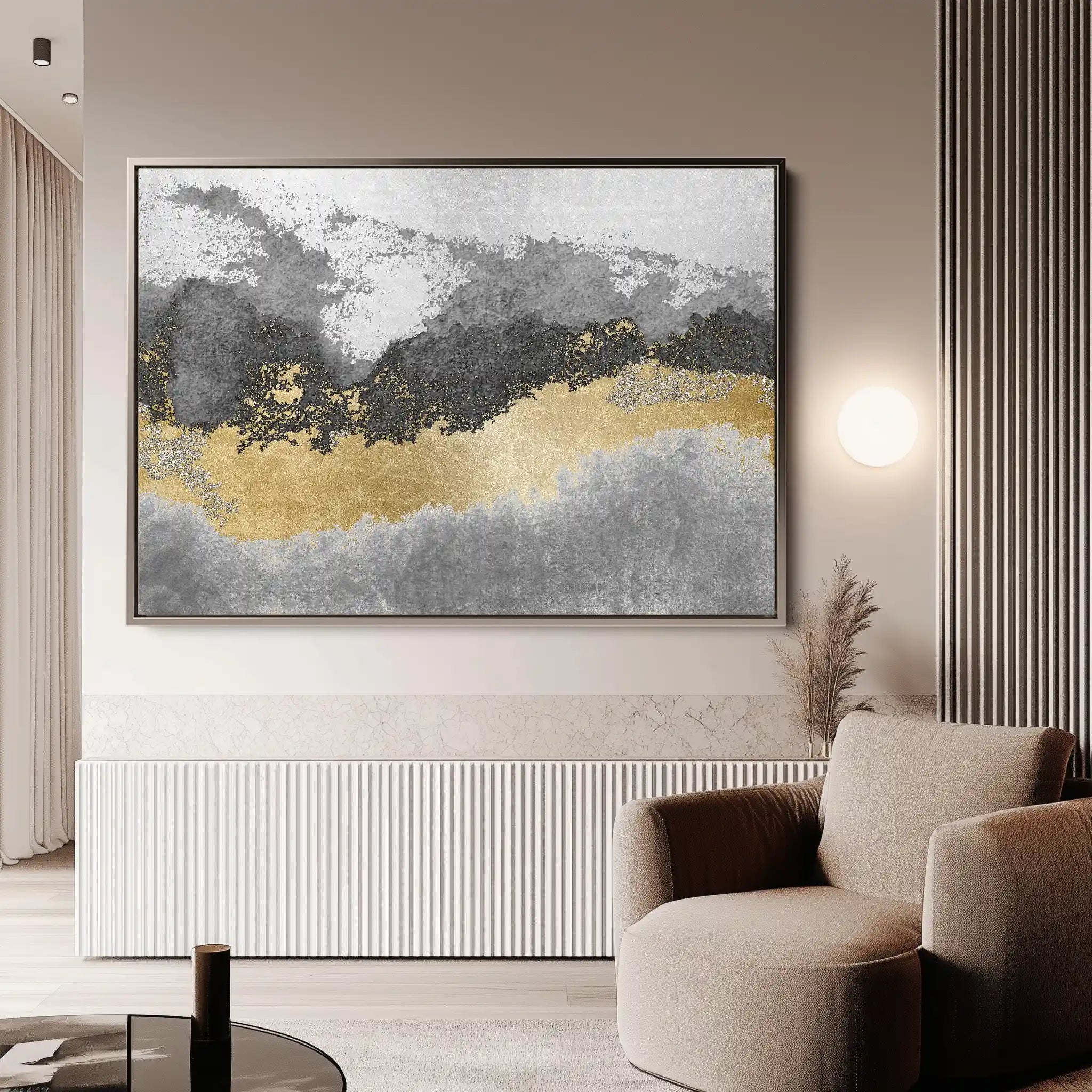Abstract 070 Canvas Art 60 x 40 cm / Stretched on hidden frame