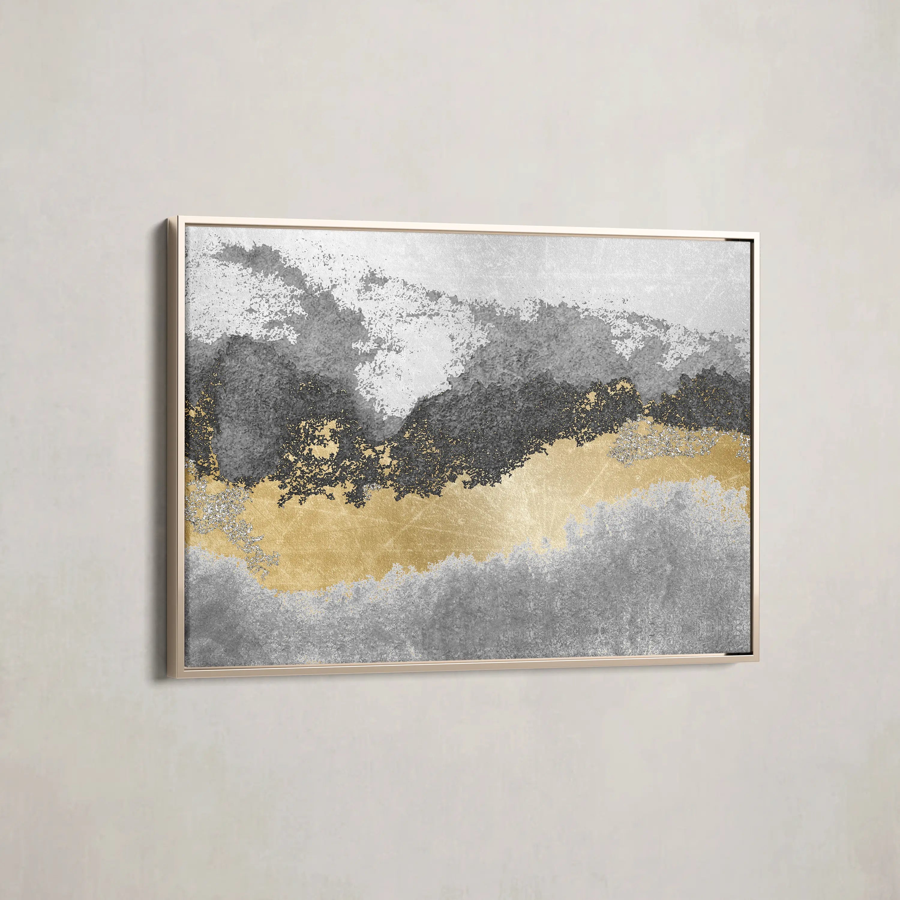 Abstract Canvas Wall Art WAD070-A 90 x 60 cm / Stretched on hidden frame