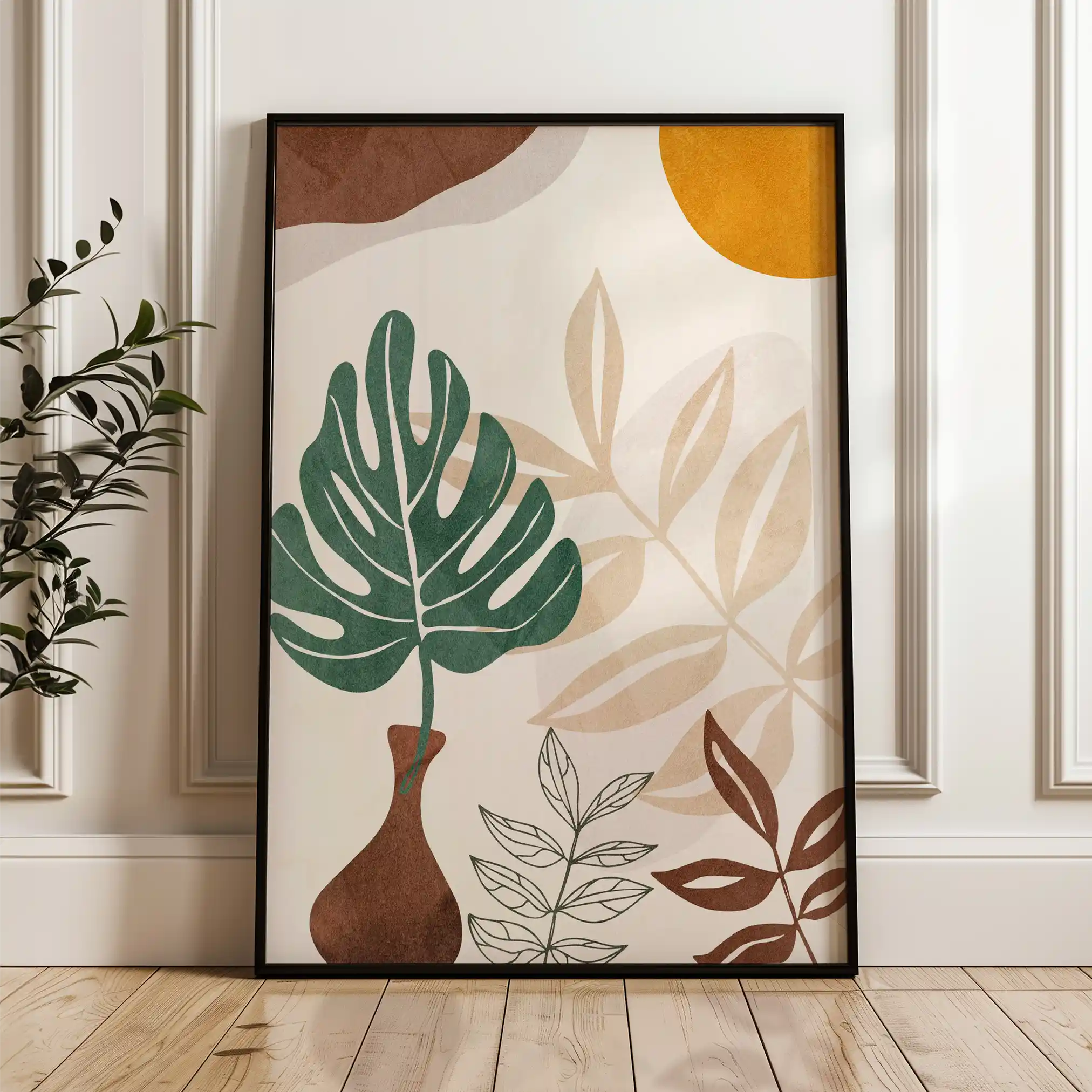 Boho 070 Canvas Art 90 x 60 cm / Stretched on hidden frame