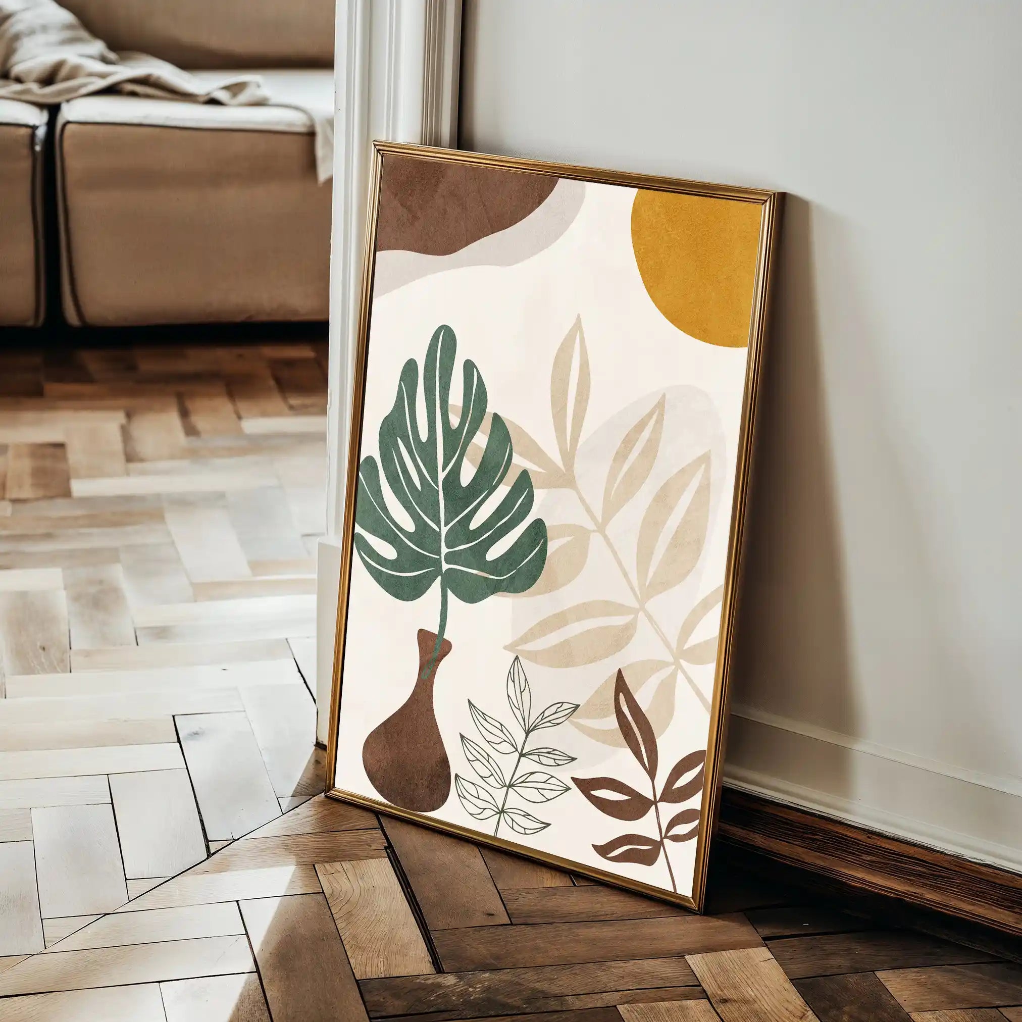 Boho 070 Canvas Art 90 x 60 cm / Stretched on hidden frame