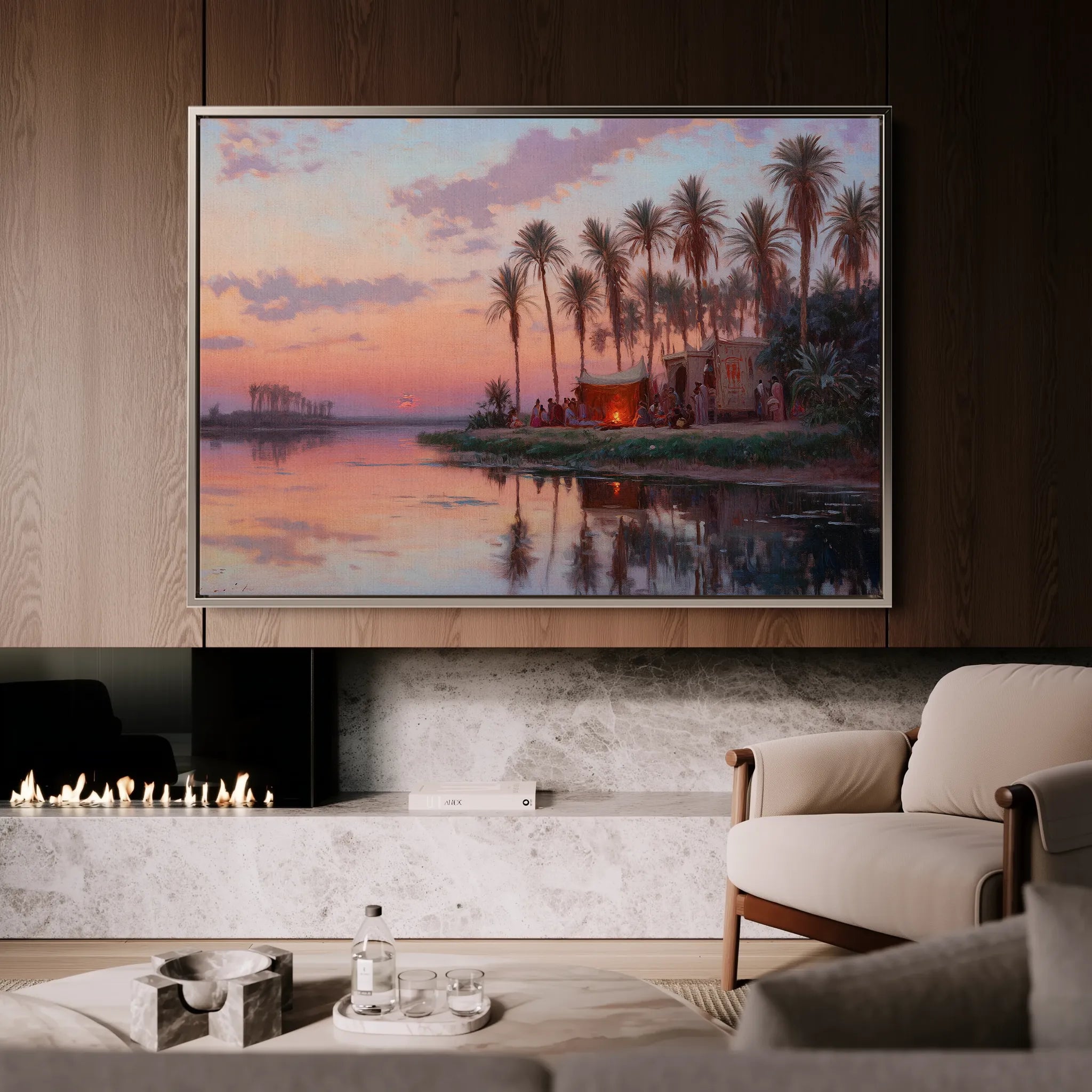 Orientalist Canvas Wall Art WAD070-OR 90 x 60 cm / Stretched on hidden frame