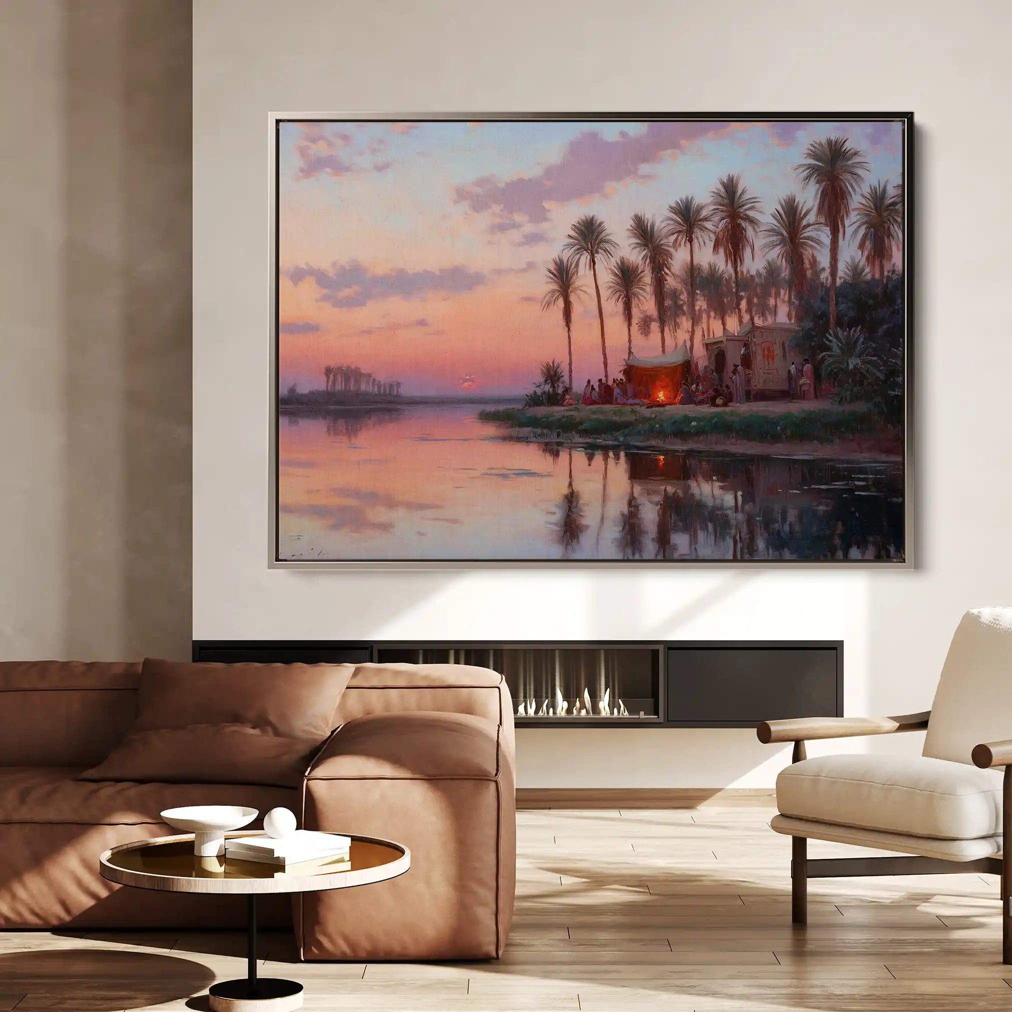 Orientalist 070 Canvas Art 90 x 60 cm / Stretched on hidden frame