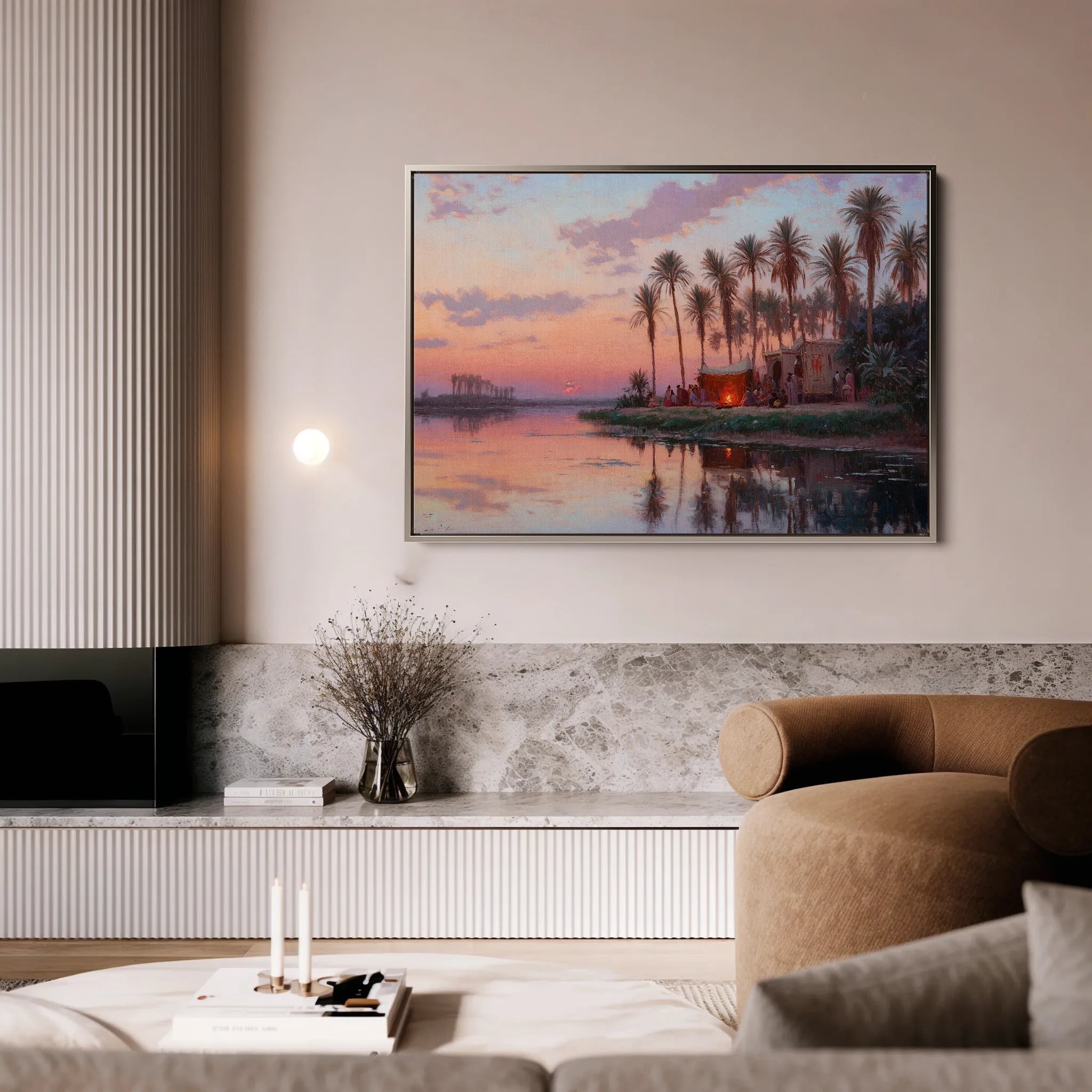 Orientalist Canvas Wall Art WAD070-OR 90 x 60 cm / Stretched on hidden frame
