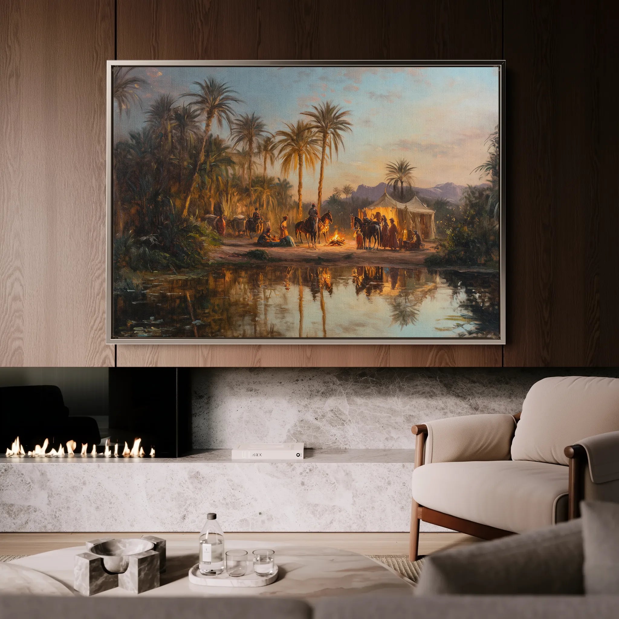 Orientalist Canvas Wall Art WAD071-OR 90 x 60 cm / Stretched on hidden frame