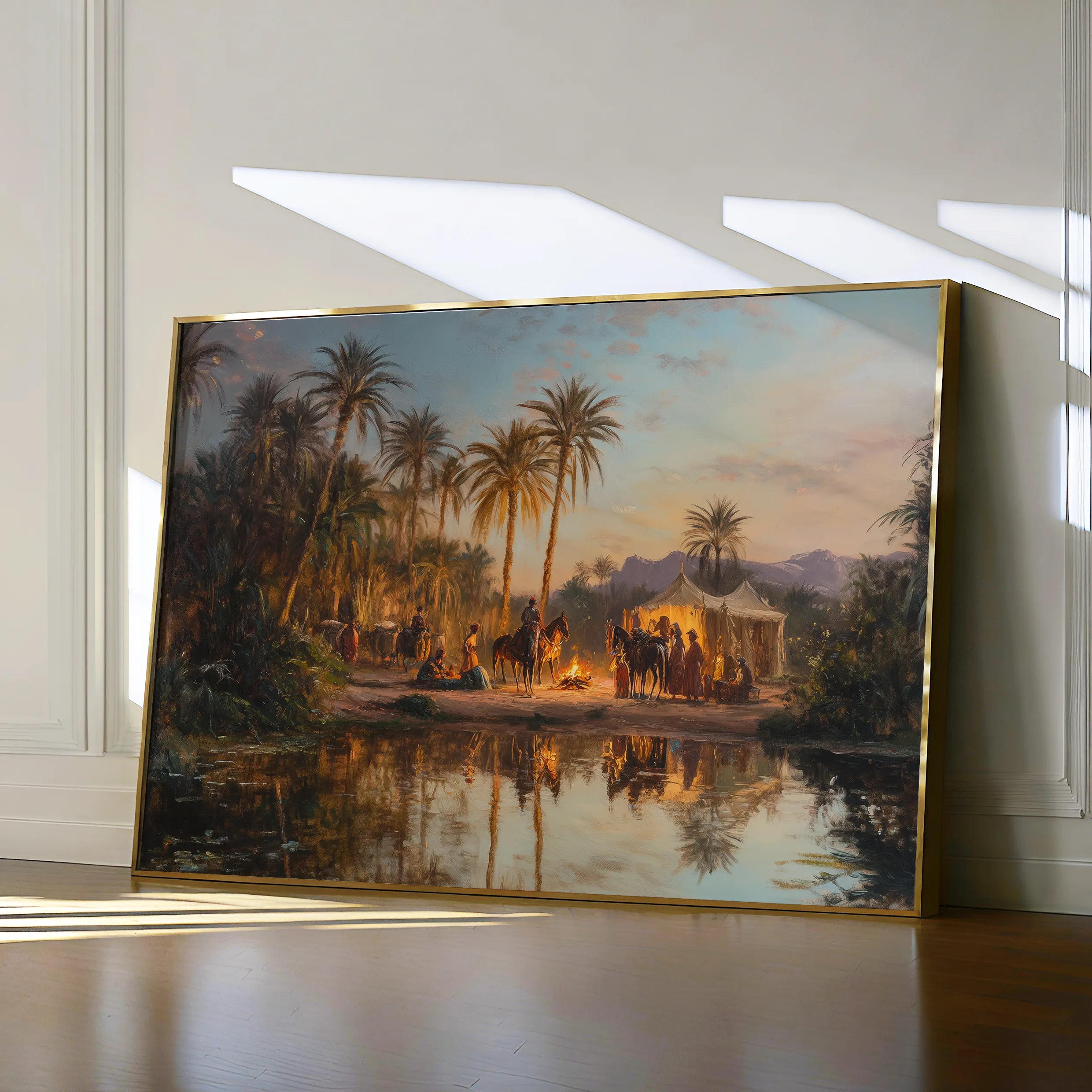 Orientalist Canvas Wall Art WAD071-OR 90 x 60 cm / Stretched on hidden frame