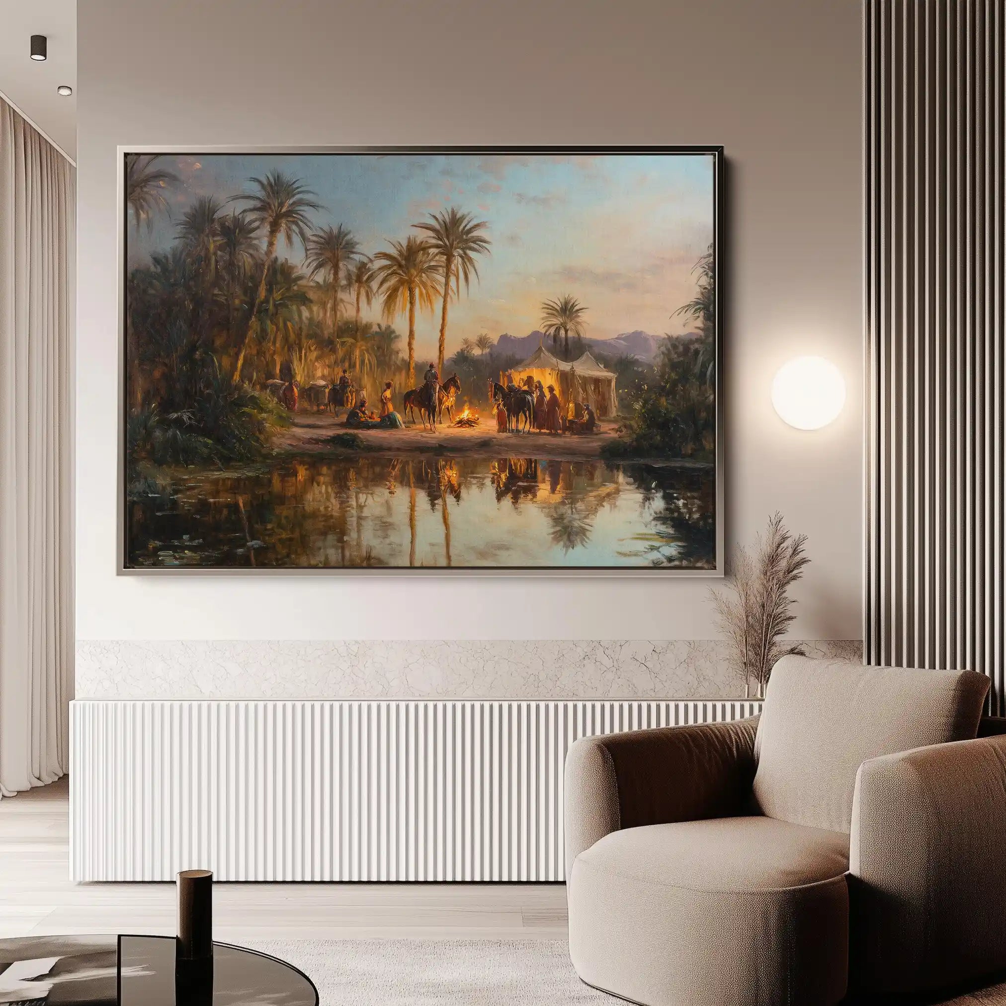 Orientalist 071 Canvas Art 90 x 60 cm / Stretched on hidden frame