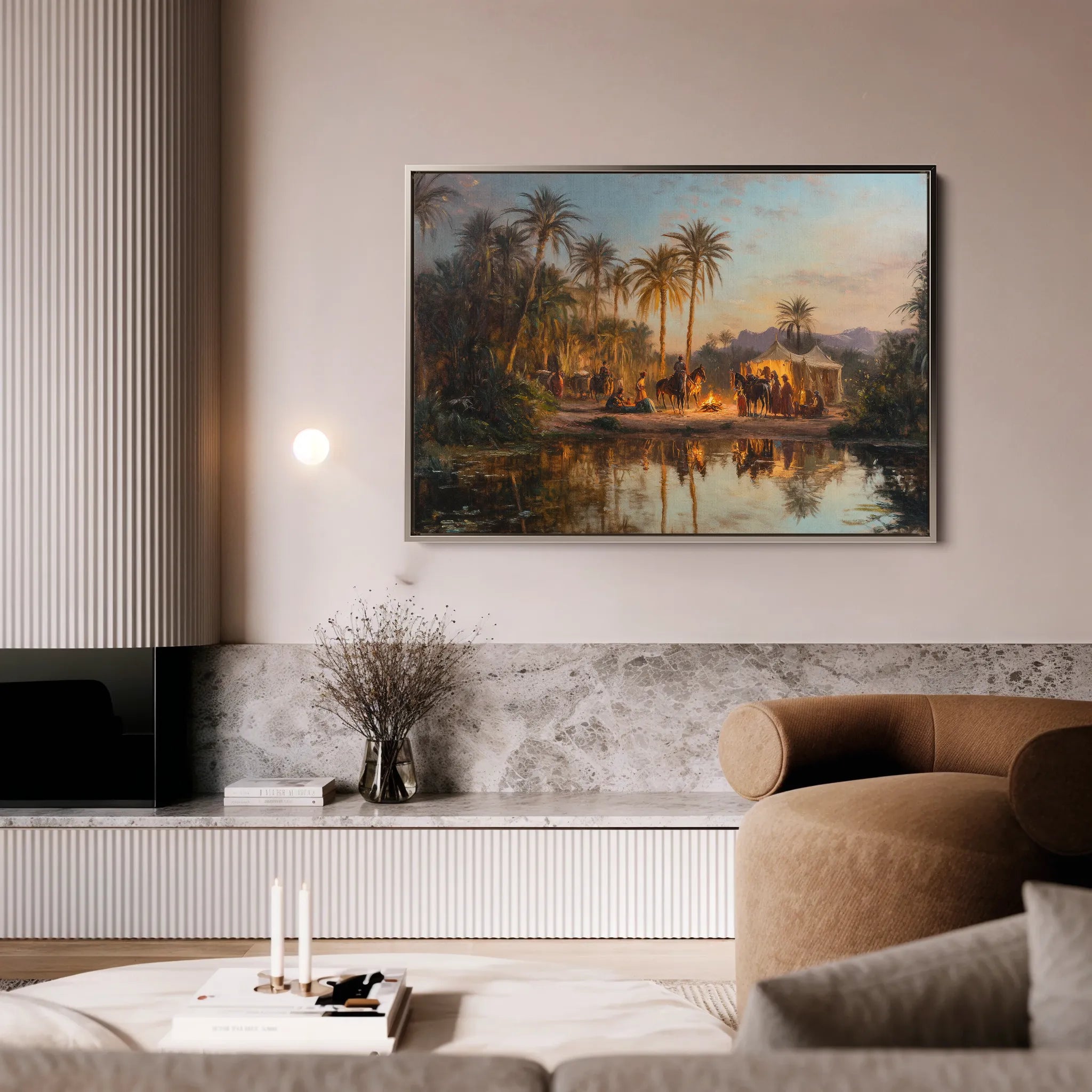 Orientalist Canvas Wall Art WAD071-OR 90 x 60 cm / Stretched on hidden frame