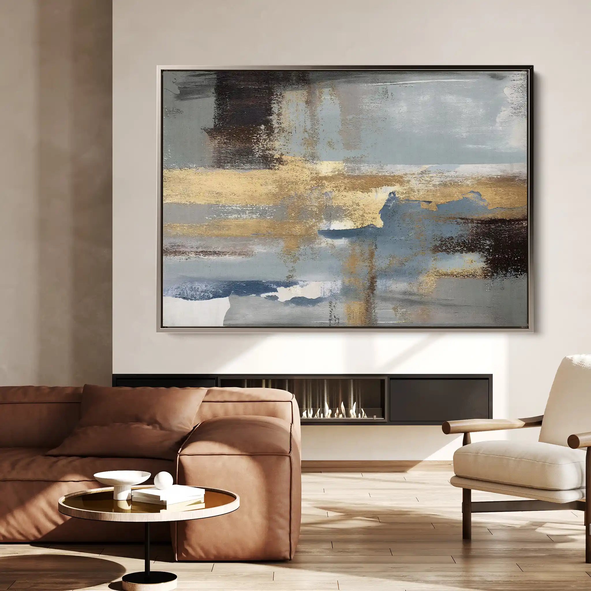 Abstract 072 Canvas Art 60 x 40 cm / Stretched on hidden frame