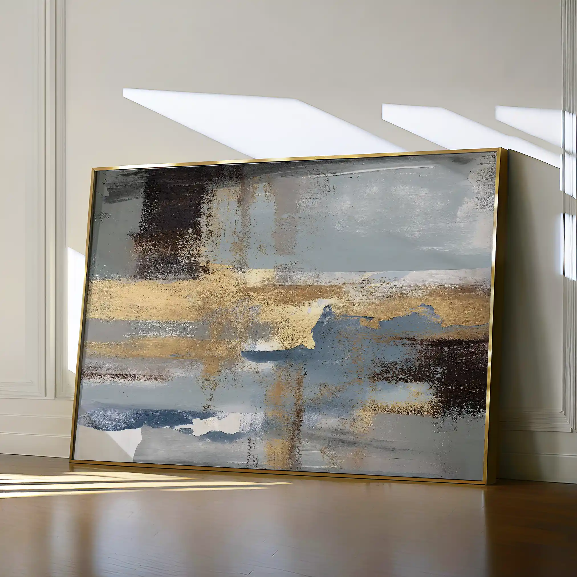 Abstract Canvas Wall Art WAD072-A 90 x 60 cm / Stretched on hidden frame