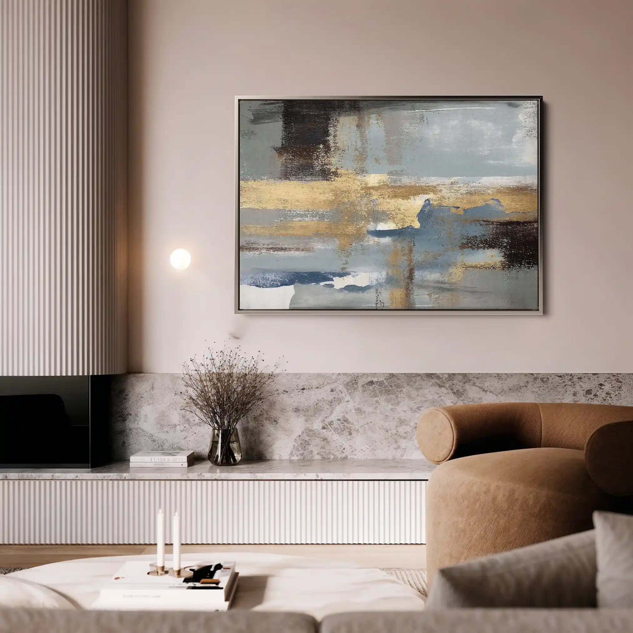 Abstract 072 Canvas Art 60 x 40 cm / Stretched on hidden frame