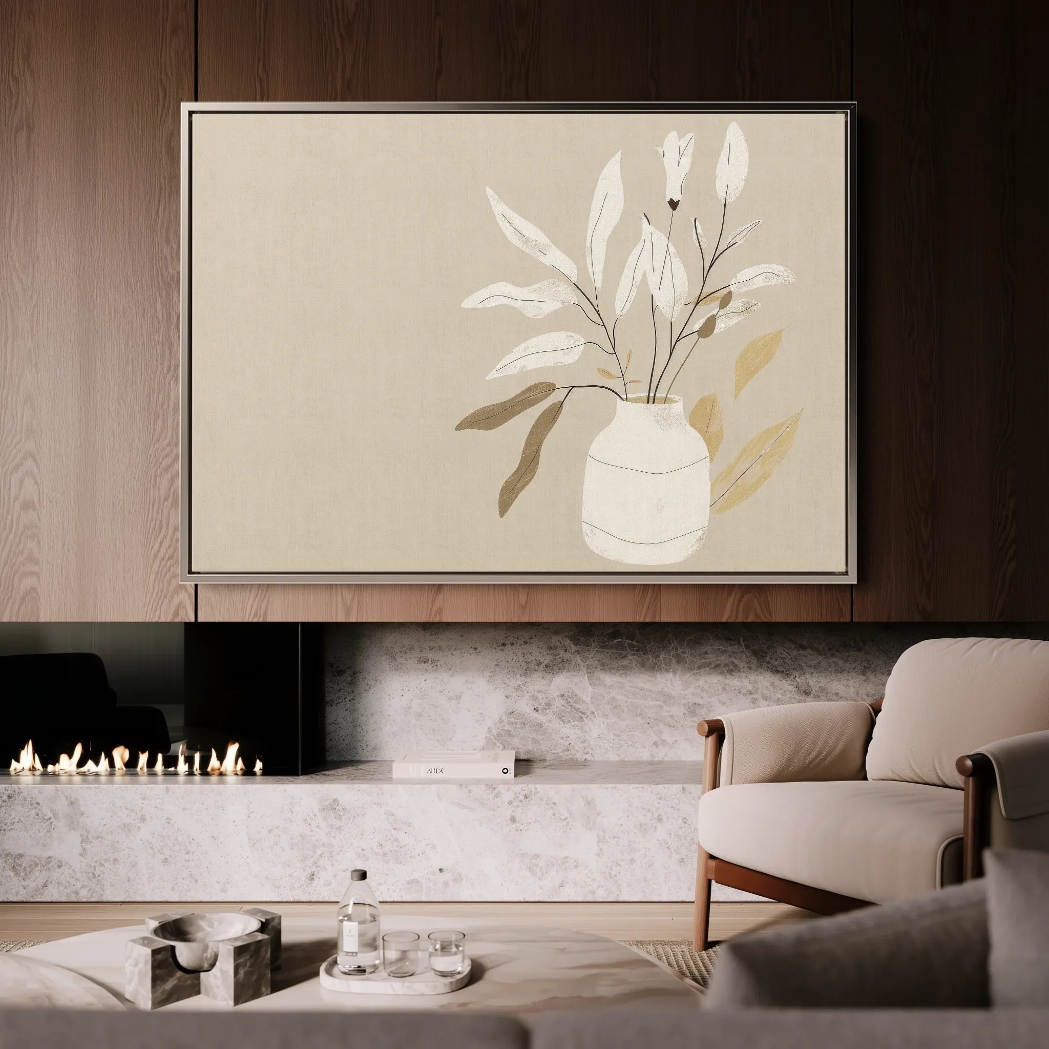 Boho Canvas Wall Art WAD072-BH 90 x 60 cm / Stretched on hidden frame
