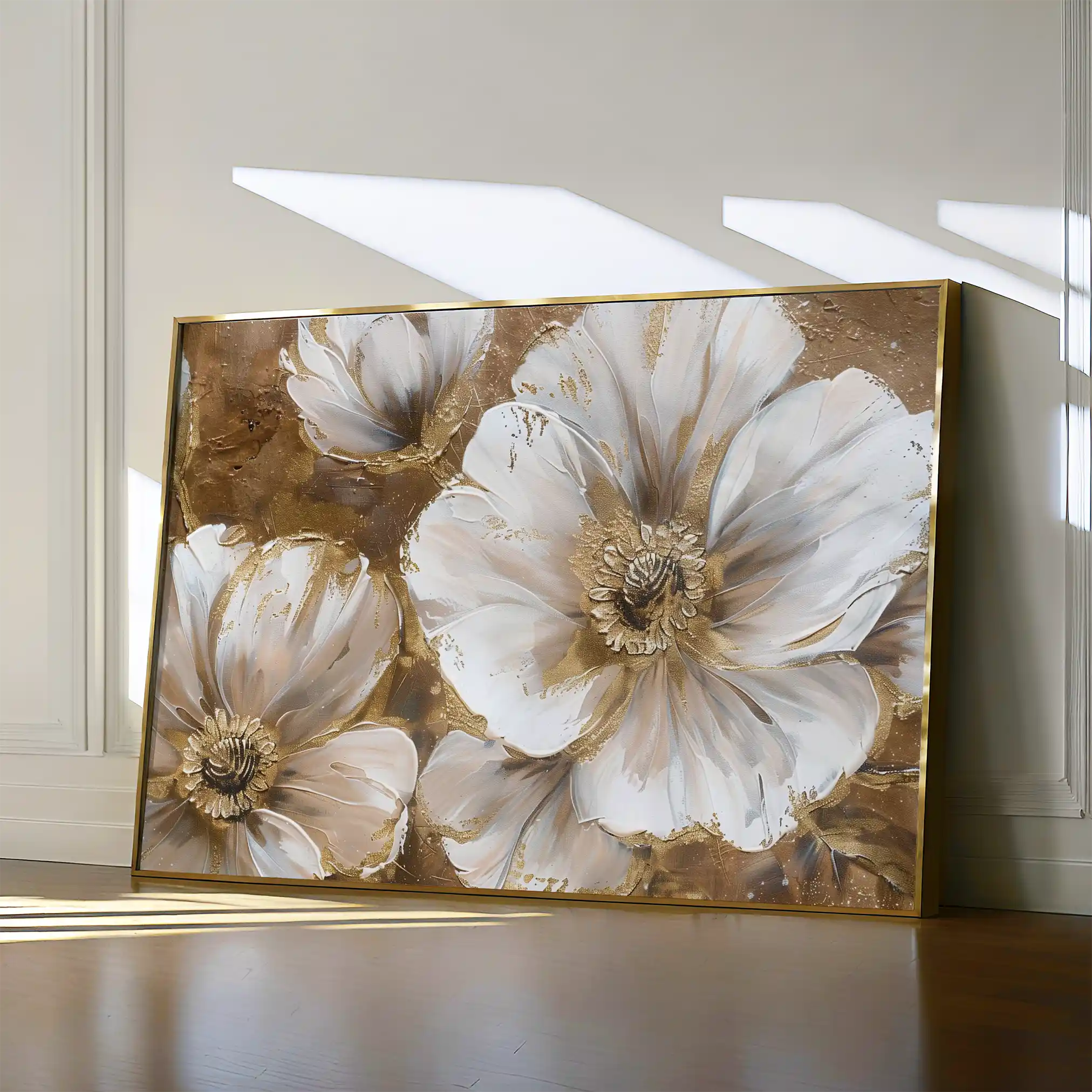 Floral Canvas Wall Art WAD072-F 90 x 60 cm / Stretched on hidden frame