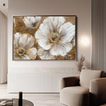 Floral Canvas Wall Art WAD072-F 90 x 60 cm / Stretched on hidden frame