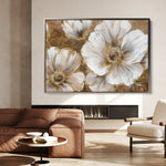 Floral Canvas Wall Art WAD072-F 90 x 60 cm / Stretched on hidden frame