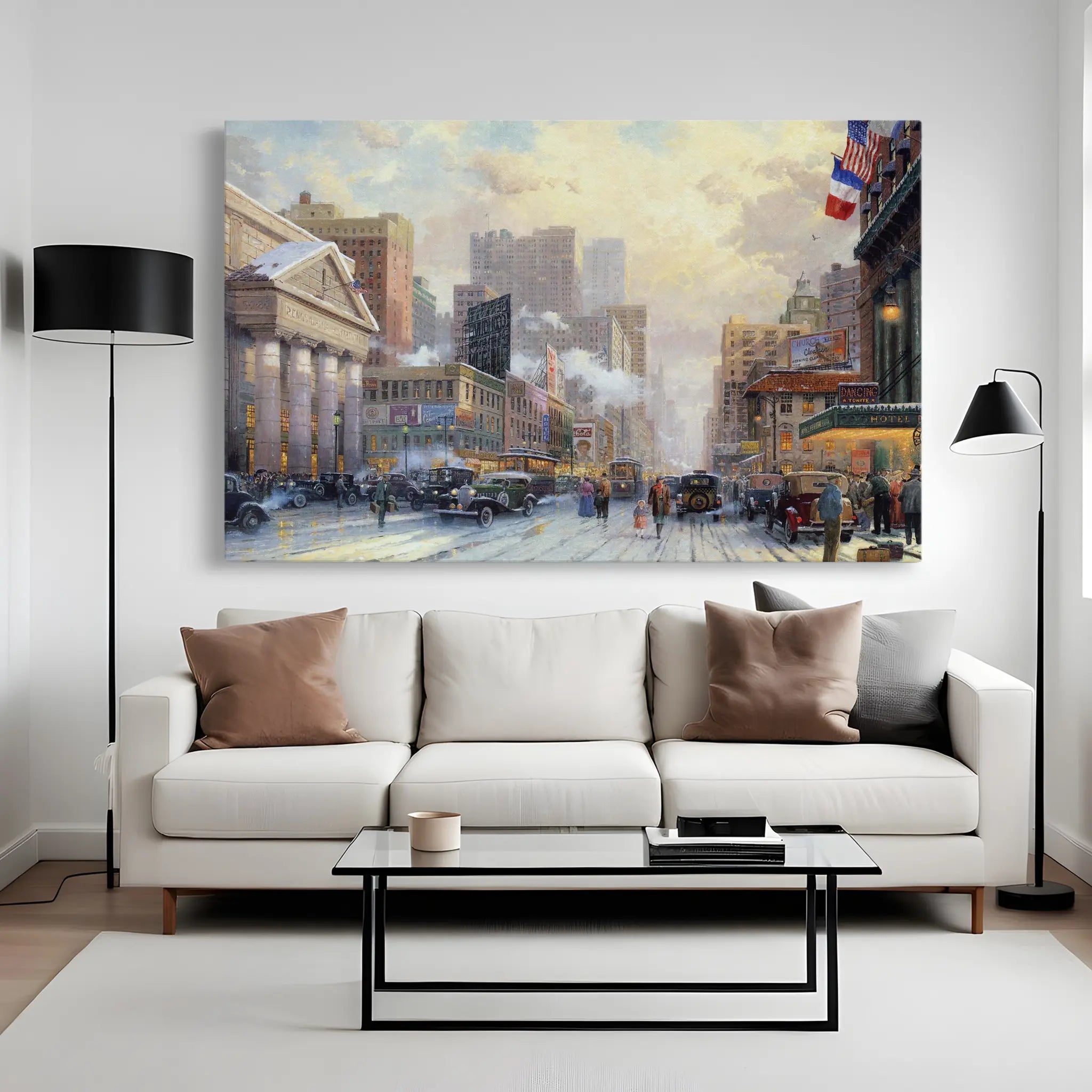 Landscape Canvas Wall Art WAD072-L 90 x 60 cm / Stretched on hidden frame