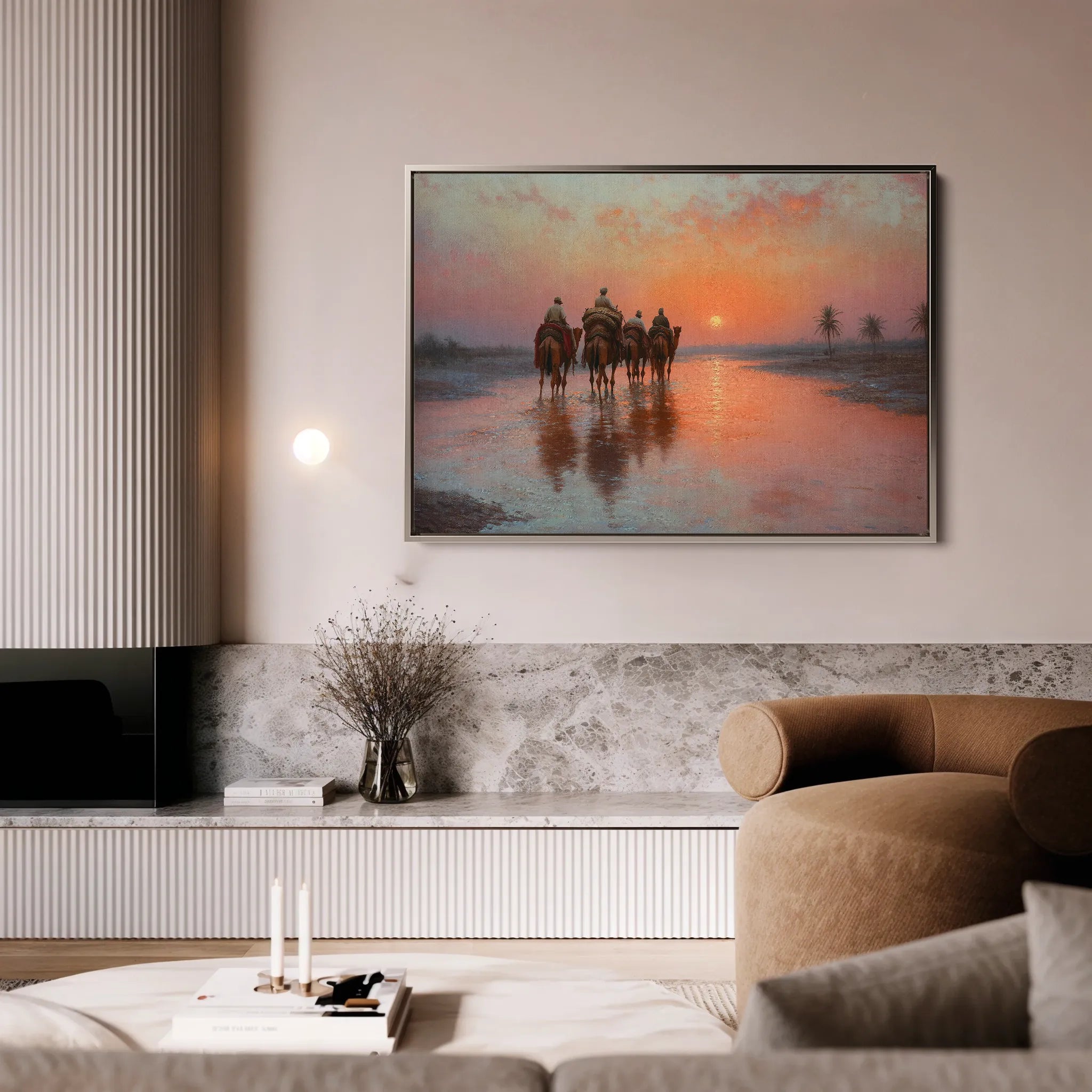 Orientalist Canvas Wall Art WAD072-OR 90 x 60 cm / Stretched on hidden frame