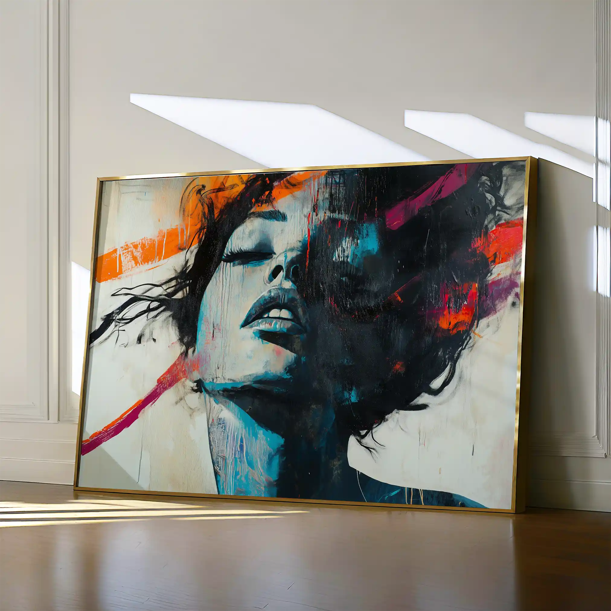 Portrait 072 Canvas Art 90 x 60 cm / Stretched on hidden frame