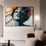 Portrait 072 Canvas Art 90 x 60 cm / Stretched on hidden frame