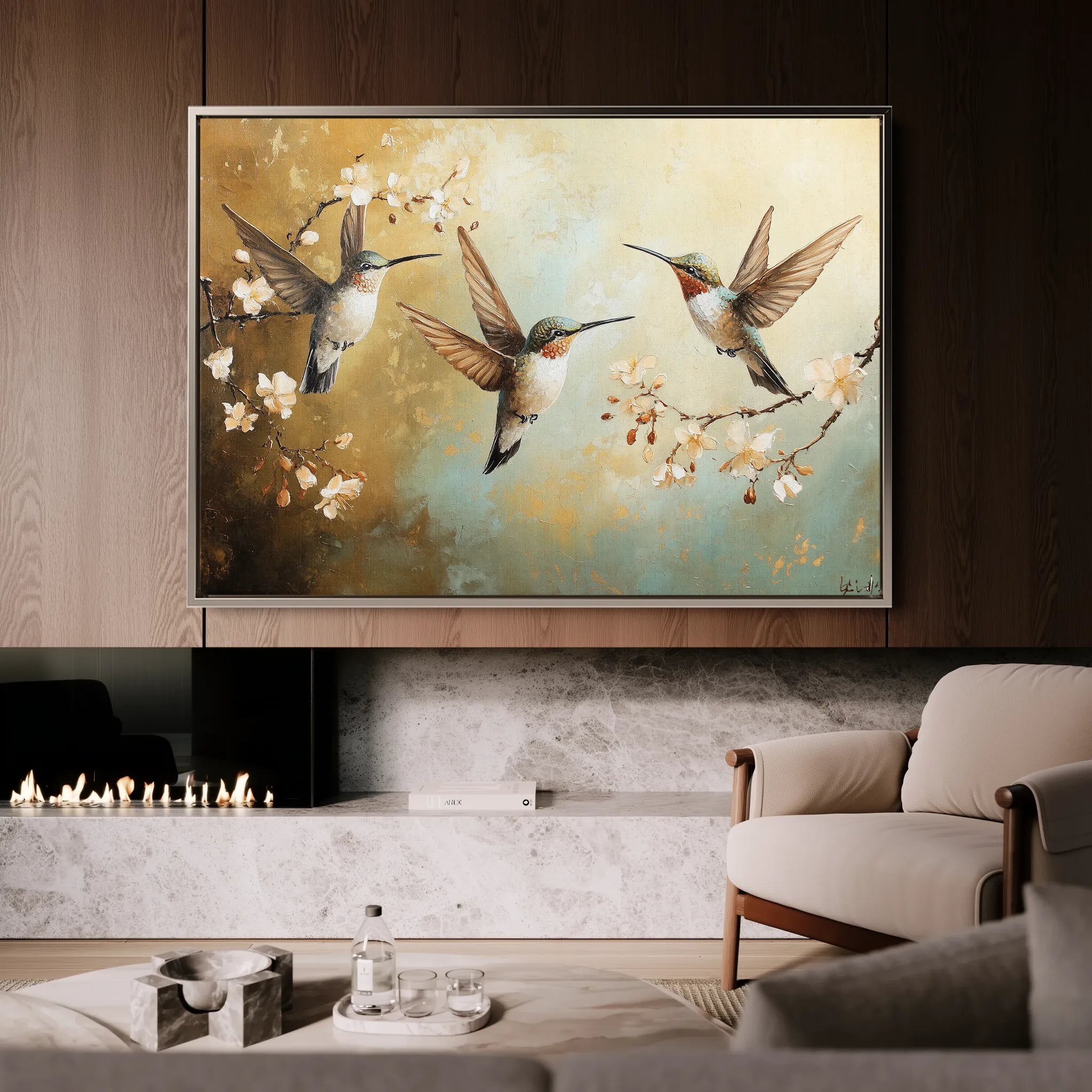 Animals Canvas Wall Art WAD073-AN 90 x 60 cm / Stretched on hidden frame