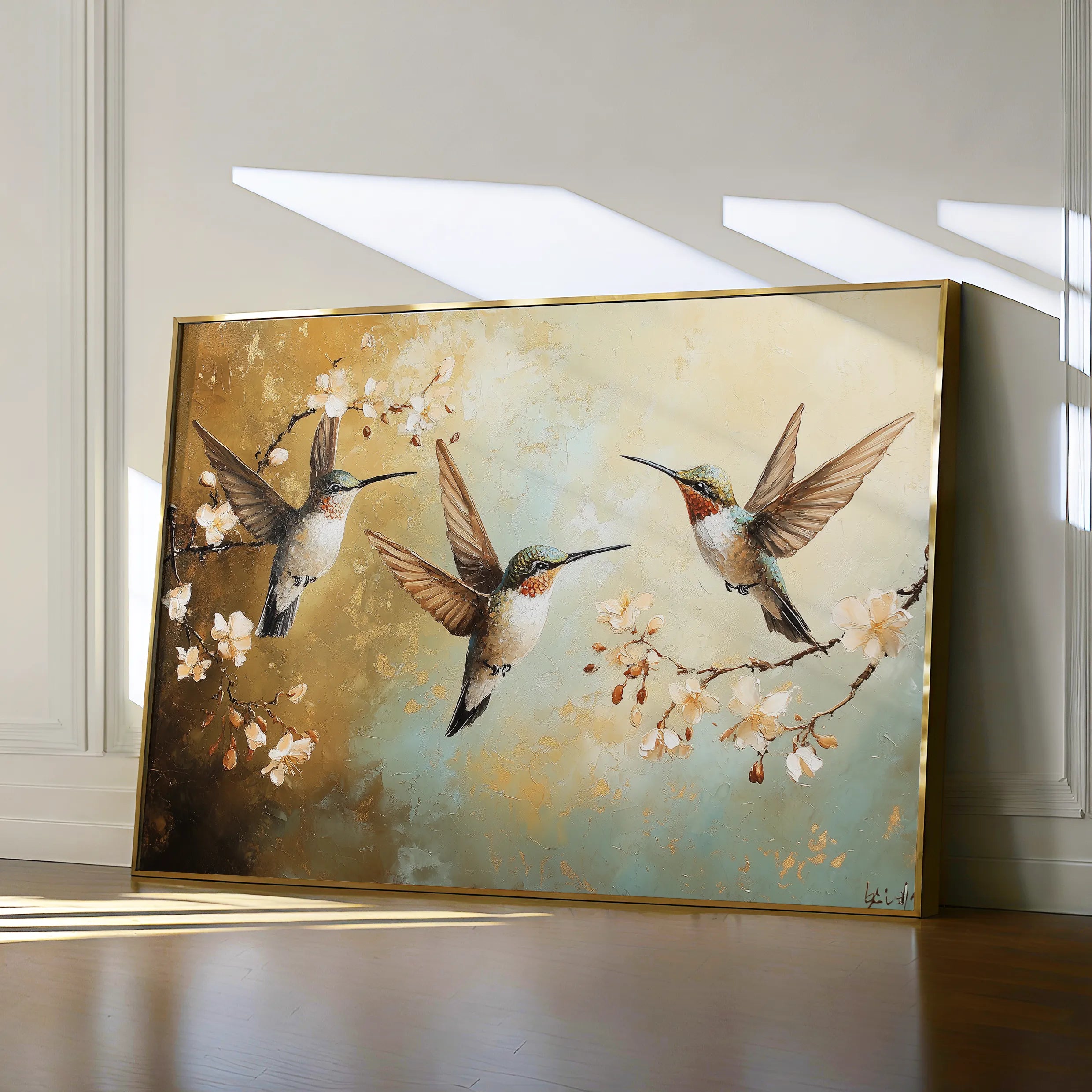 Animals Canvas Wall Art WAD073-AN 90 x 60 cm / Stretched on hidden frame