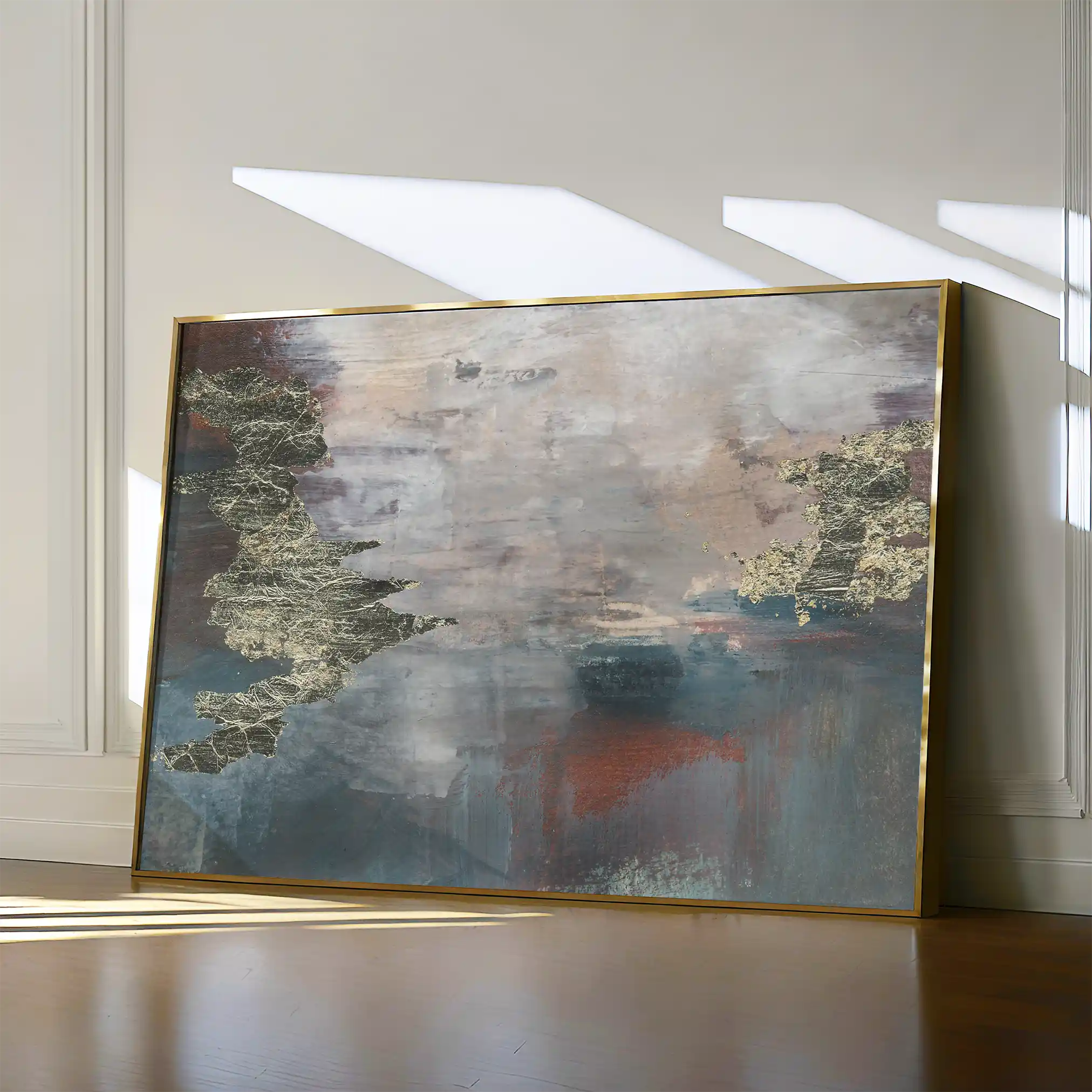 Abstract Canvas Wall Art WAD073-A 90 x 60 cm / Stretched on hidden frame