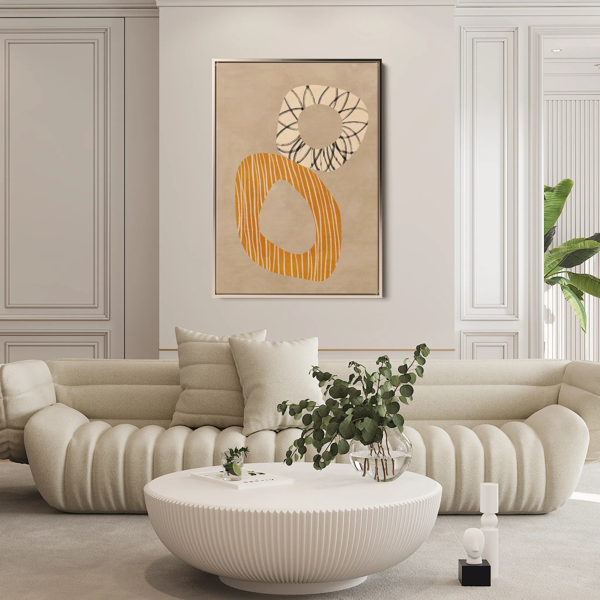 Boho Canvas Wall Art WAD073-BH 90 x 60 cm / Stretched on hidden frame
