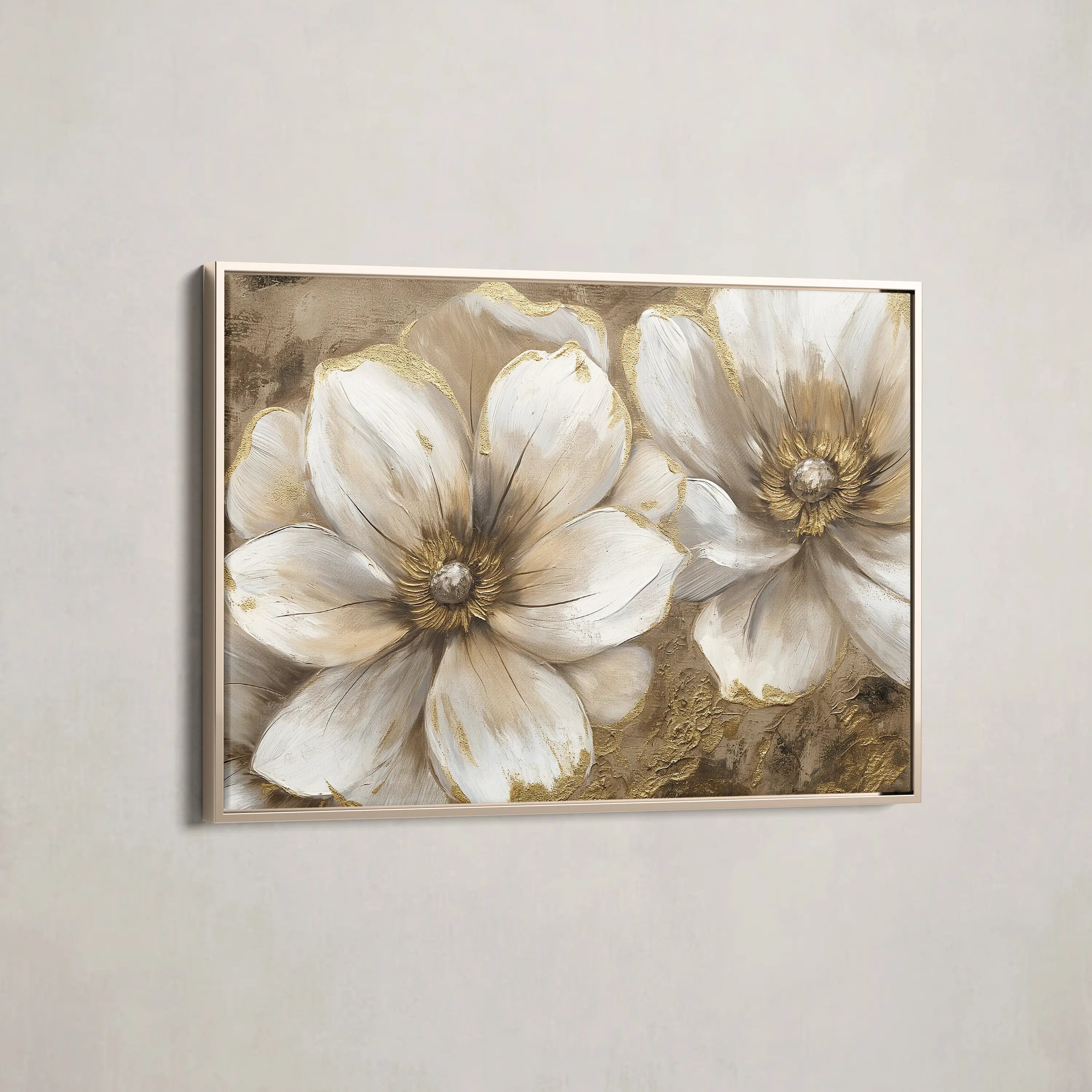 Floral Canvas Wall Art WAD073-F 90 x 60 cm / Stretched on hidden frame