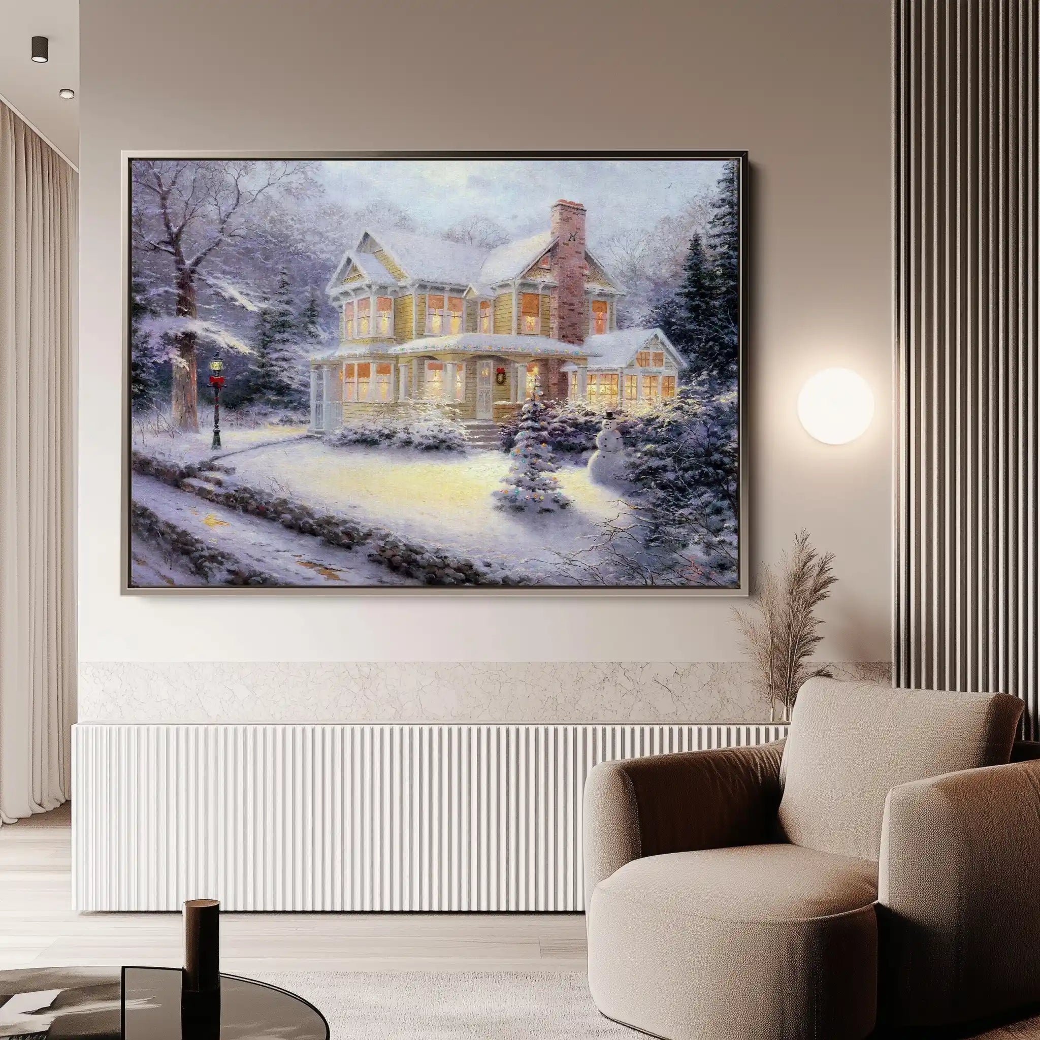 Landscape 073 Canvas Art 90 x 60 cm / Stretched on hidden frame