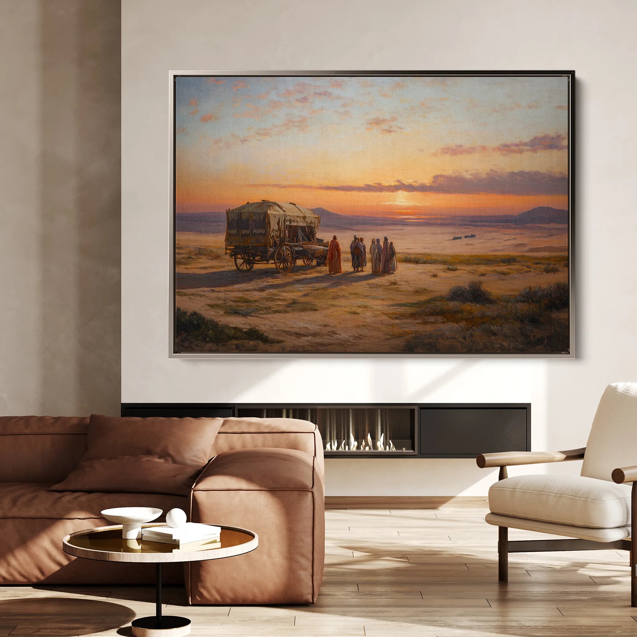 Orientalist Canvas Wall Art WAD073-OR 90 x 60 cm / Stretched on hidden frame