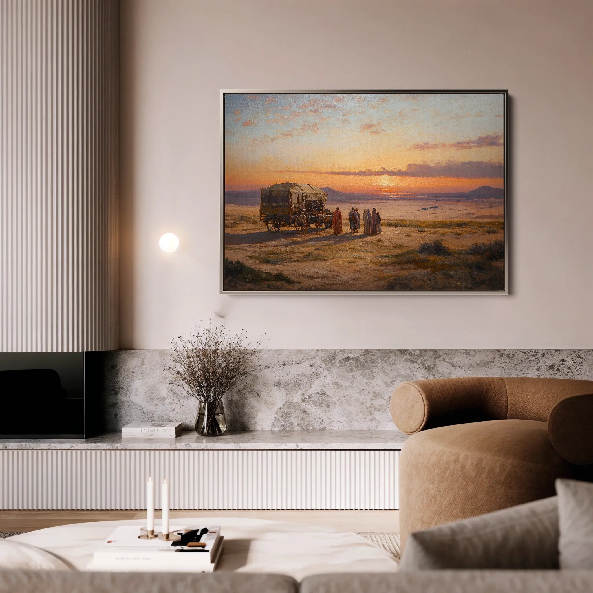 Orientalist Canvas Wall Art WAD073-OR 90 x 60 cm / Stretched on hidden frame