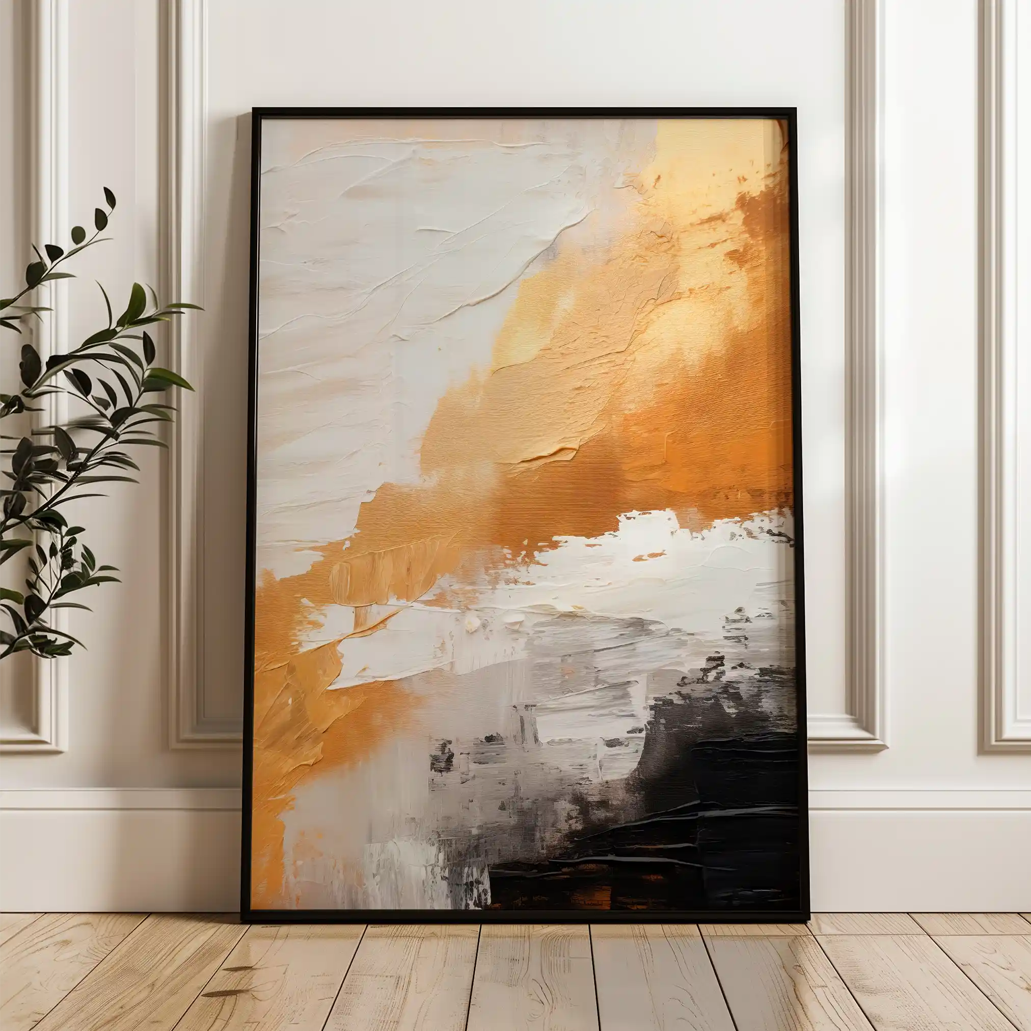 Abstract Canvas Wall Art WAD074-A 90 x 60 cm / Stretched on hidden frame