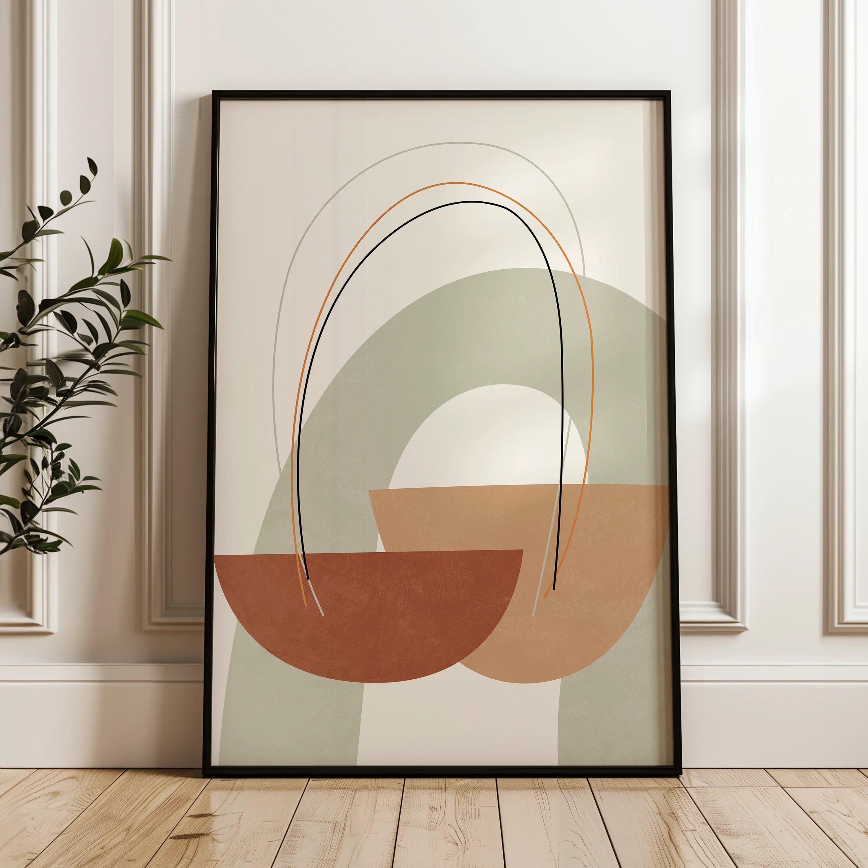 Boho Canvas Wall Art WAD074-BH 90 x 60 cm / Stretched on hidden frame