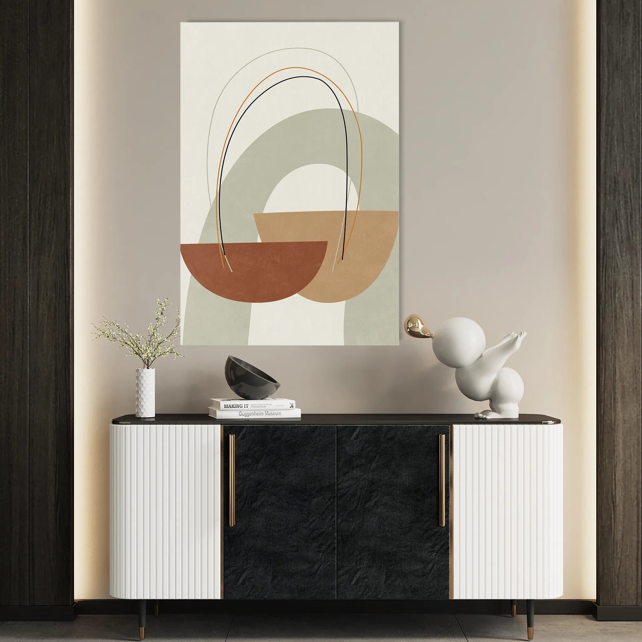 Boho Canvas Wall Art WAD074-BH 90 x 60 cm / Stretched on hidden frame